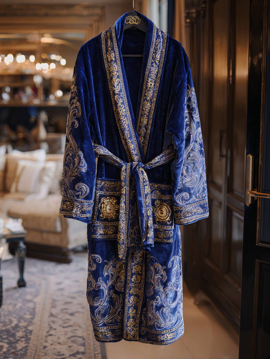 2026 Luxury High-end feel Soft Pajamas Velvet Robe Homewear