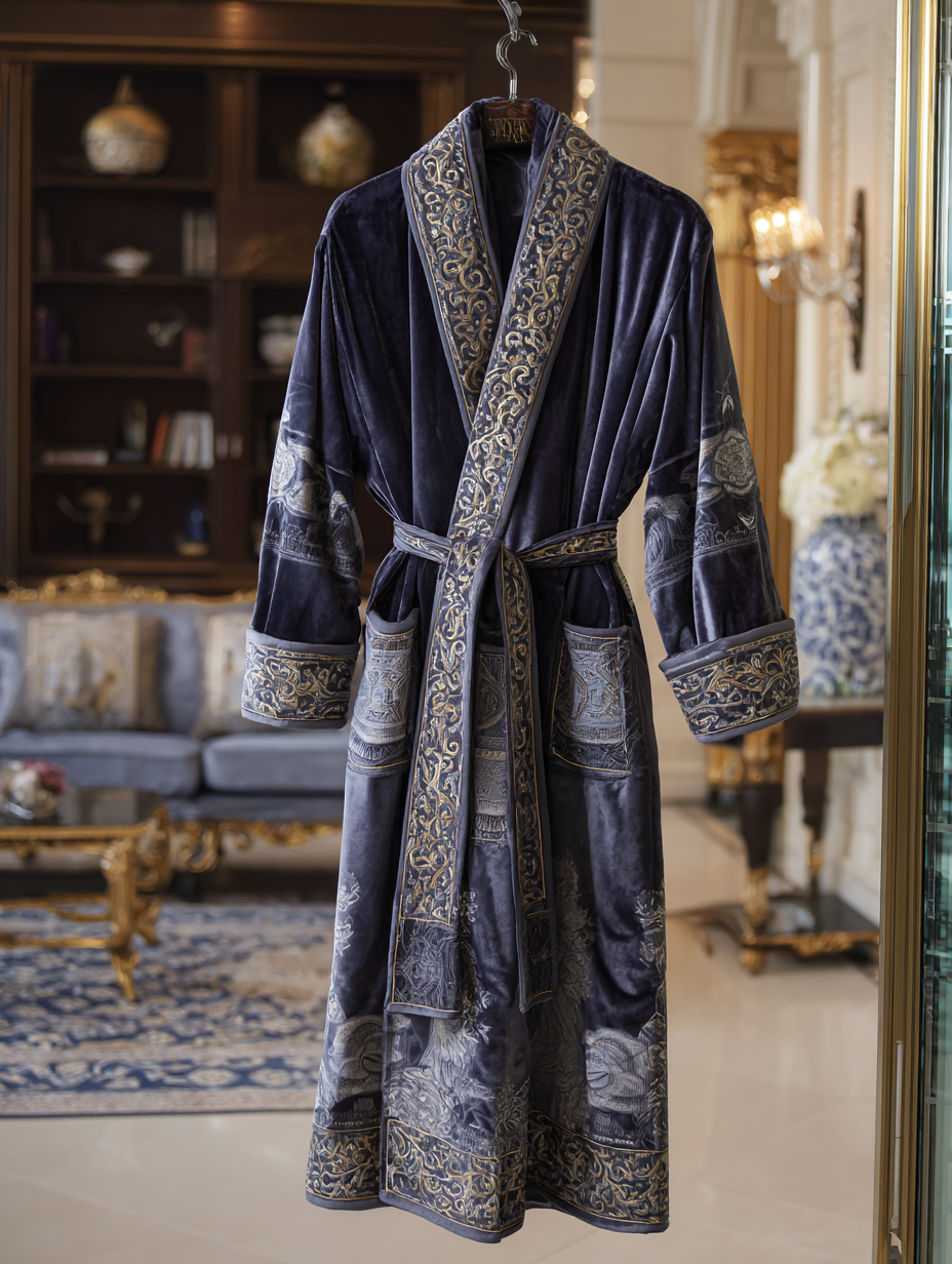 2026 Luxury High-end feel Soft Pajamas Velvet Robe Homewear
