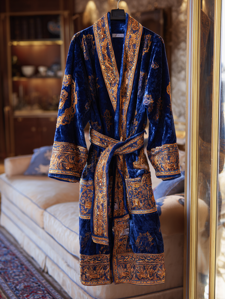 2026 Luxury High-end feel Soft Pajamas Velvet Robe Homewear
