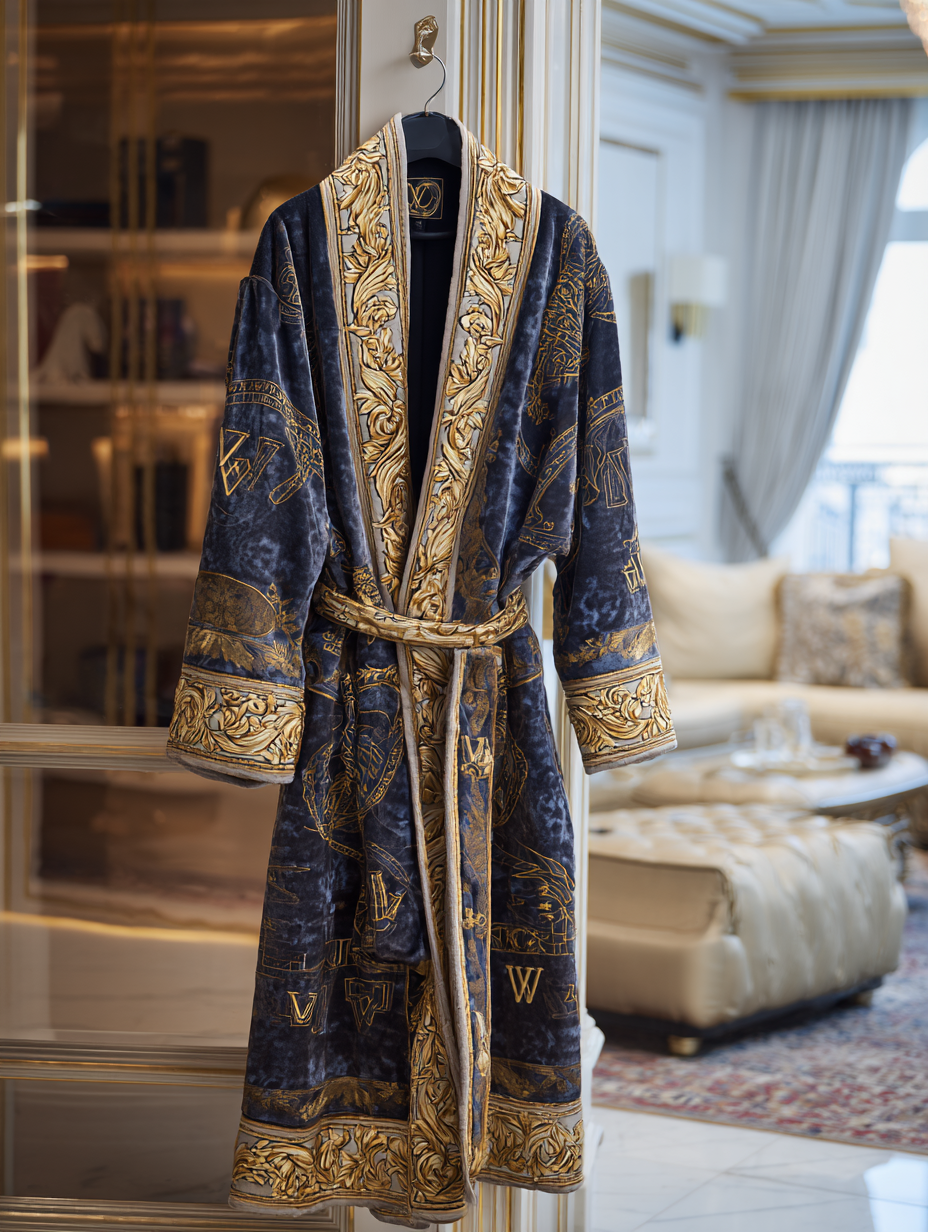 2026 Luxury High-end feel Soft Pajamas Velvet Robe Homewear