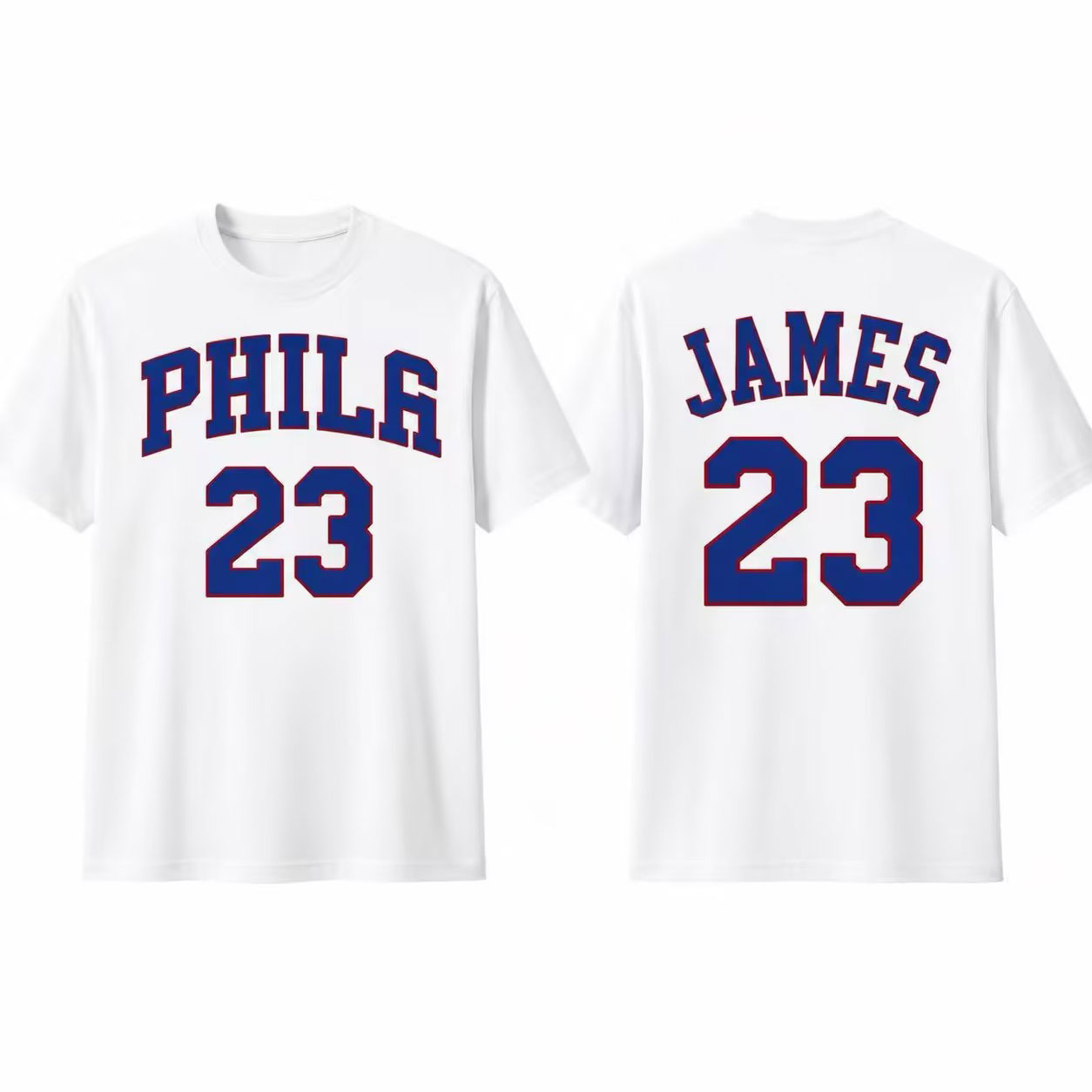 Philadelphia 76ers Tee T-Shirt No. 23 jersey Unisex