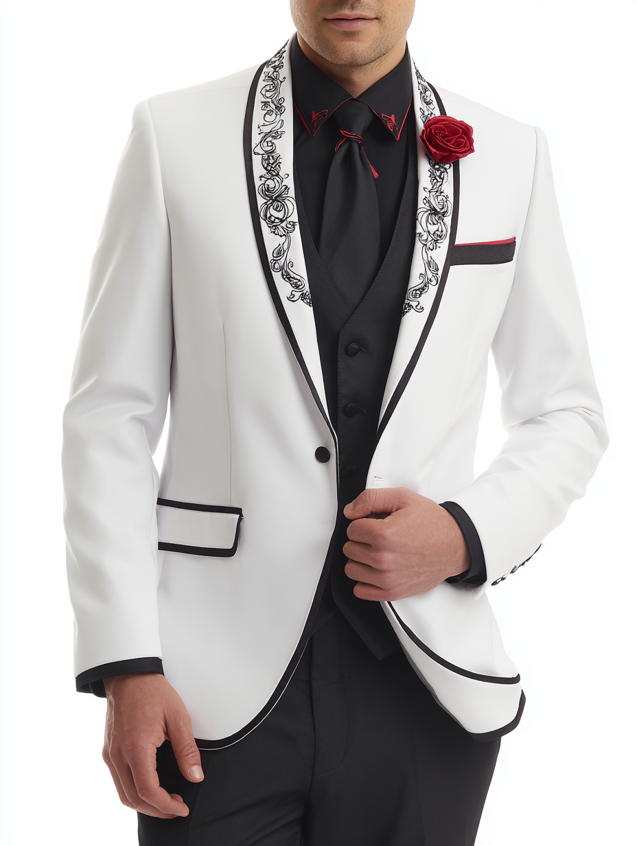 Men's Luxury Business Blazers Jacket Suits Trousers Pants Sets