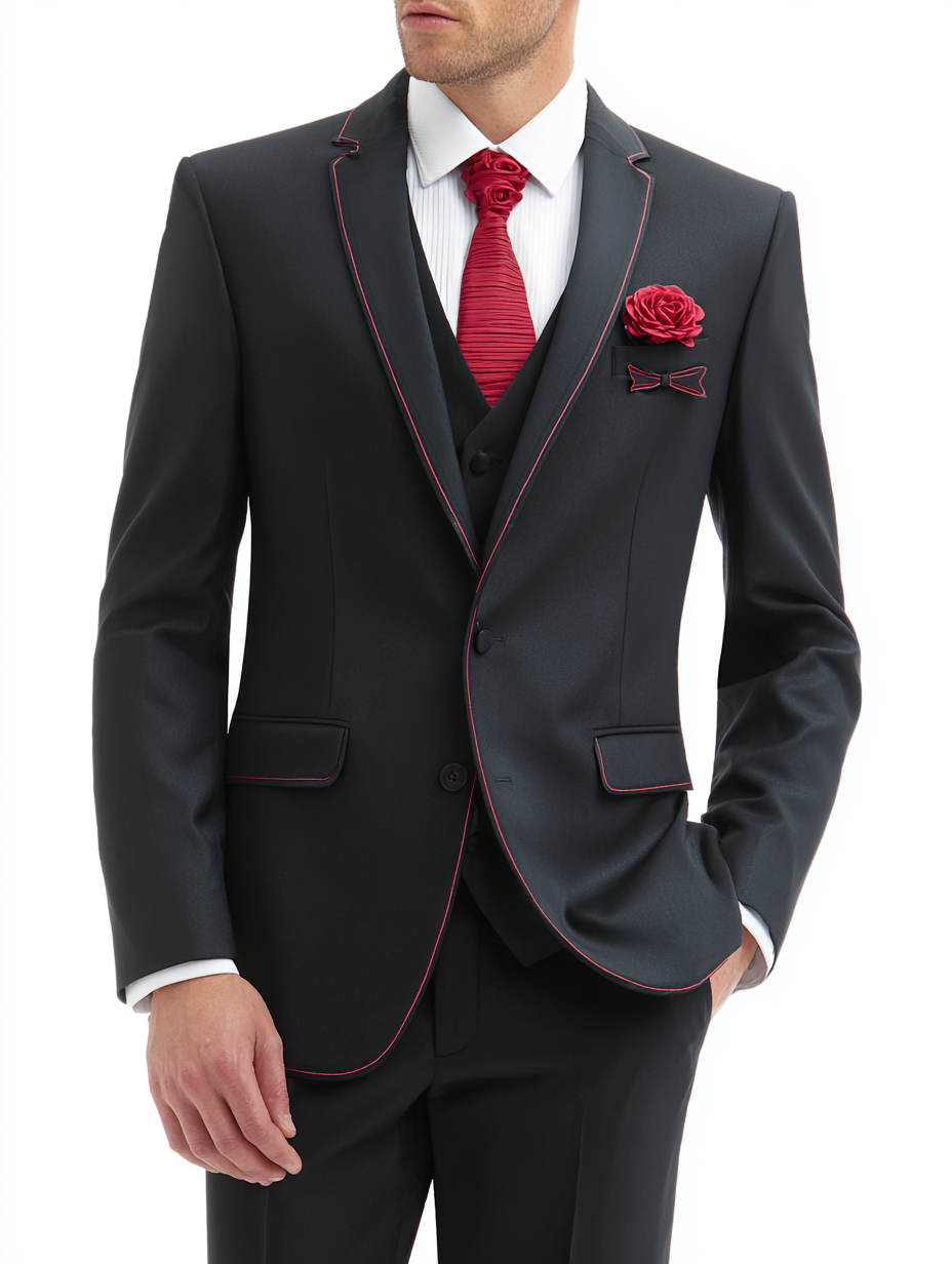 Men's Luxury Business Blazers Jacket Suits Trousers Pants Sets
