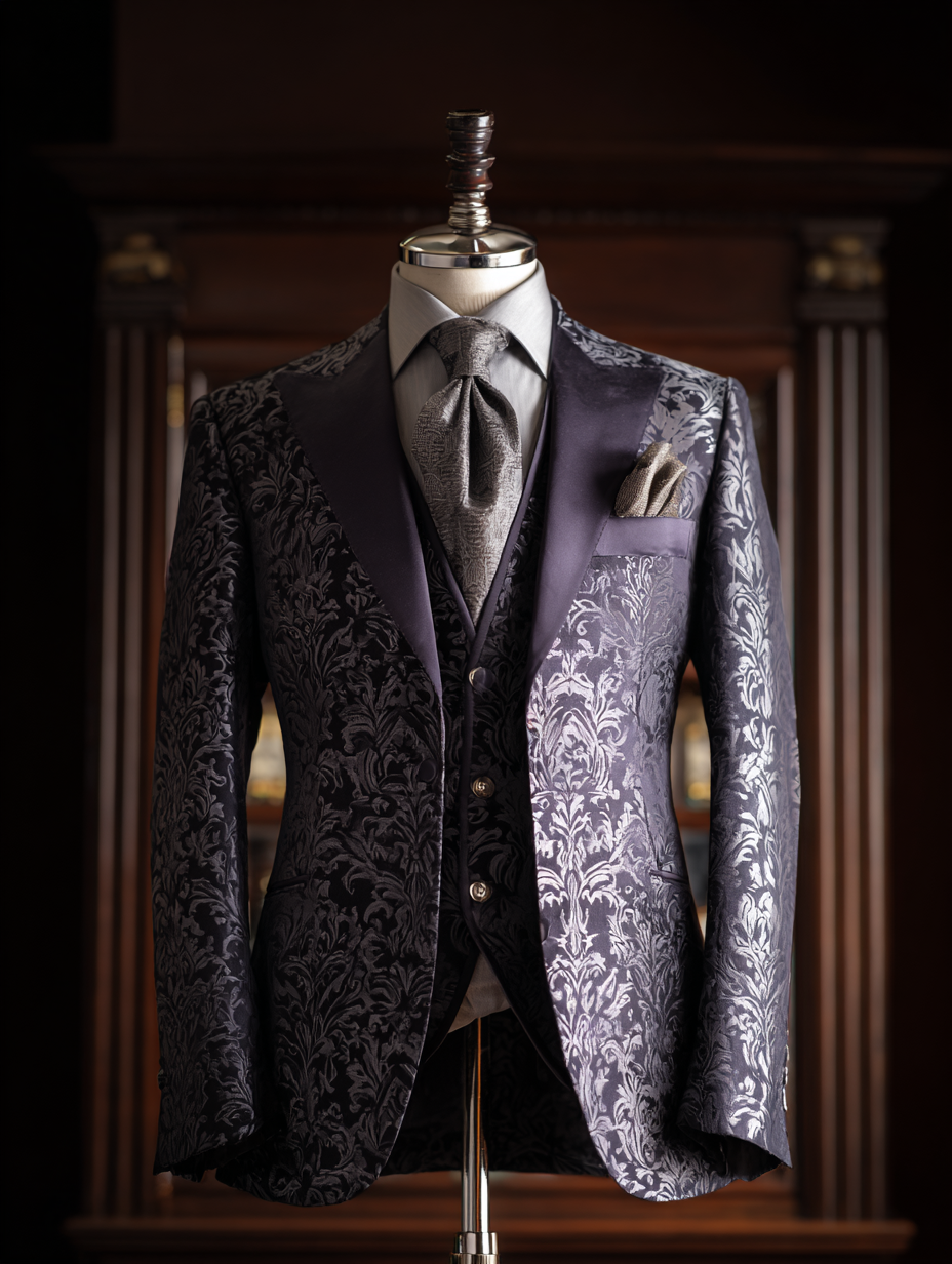 Men's Luxury Business Blazers Jacket Suits Trousers Pants Sets