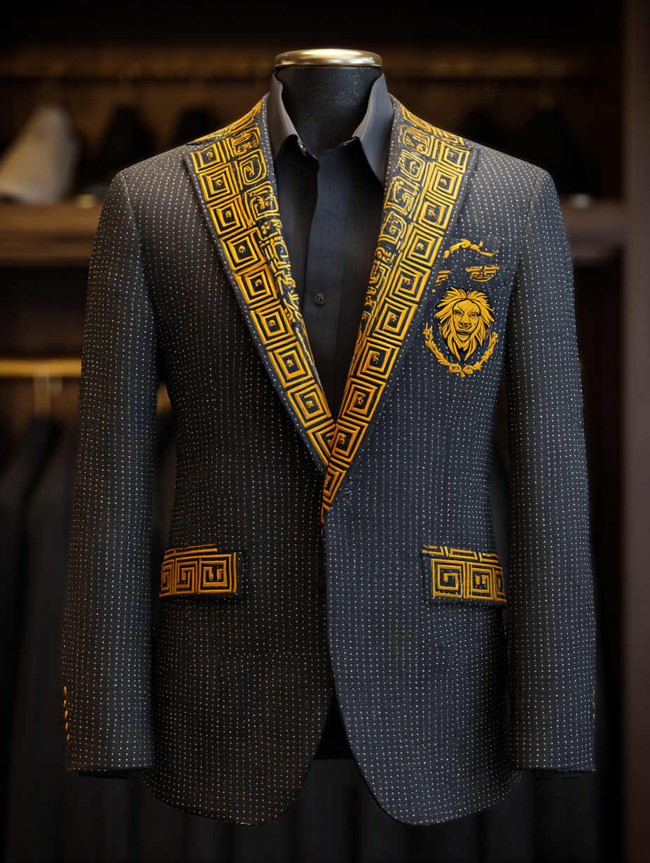 Men's Luxury Business Blazers Jacket Suits Trousers Pants Sets