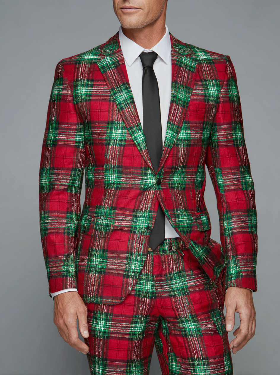 Men's Luxury Business Blazers Jacket Suits Trousers Pants Sets