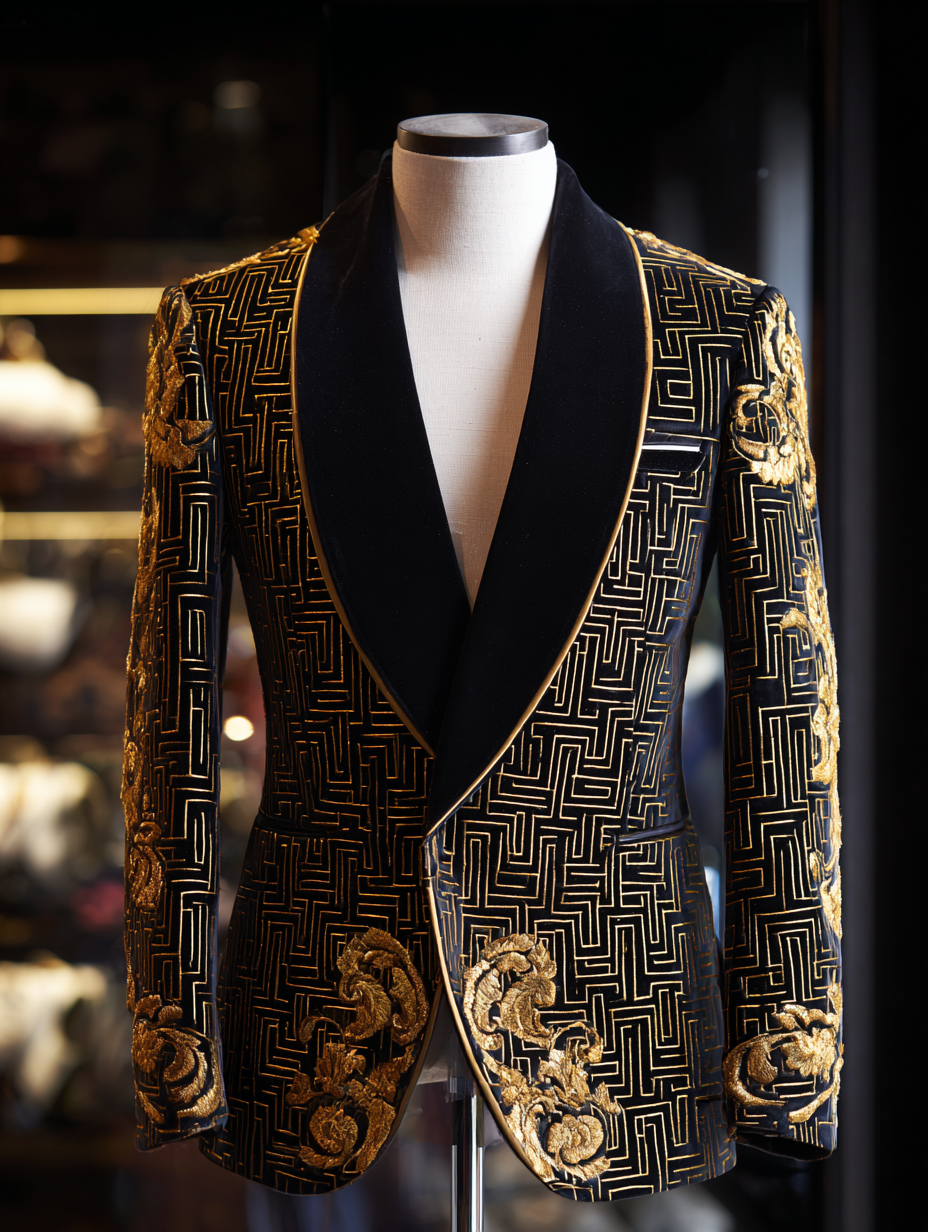 Men's Luxury Business Blazers Jacket Suits Trousers Pants Sets