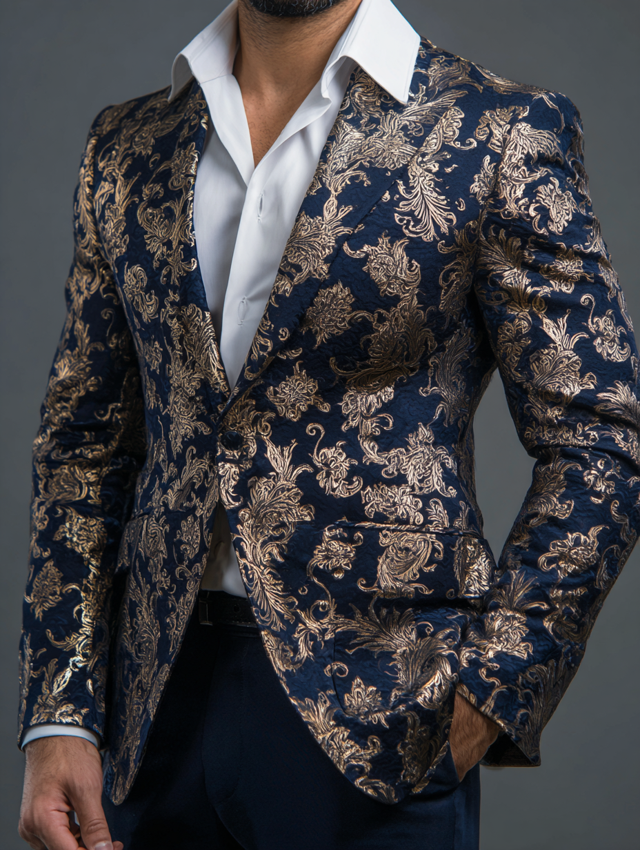 Men's Luxury Business Blazers Jacket Suits Trousers Pants Sets