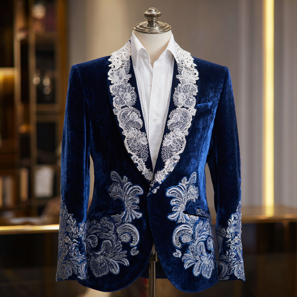 Men's Luxury Business Blazers Jacket Suits Trousers Pants Sets