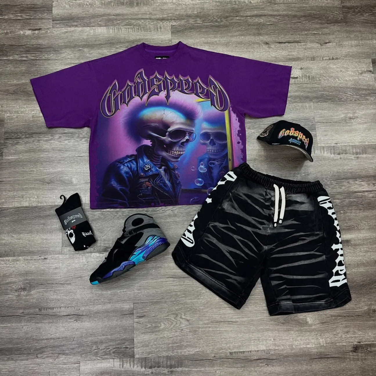 Godspeed T-Shirt & Shorts Two-Piece Sets