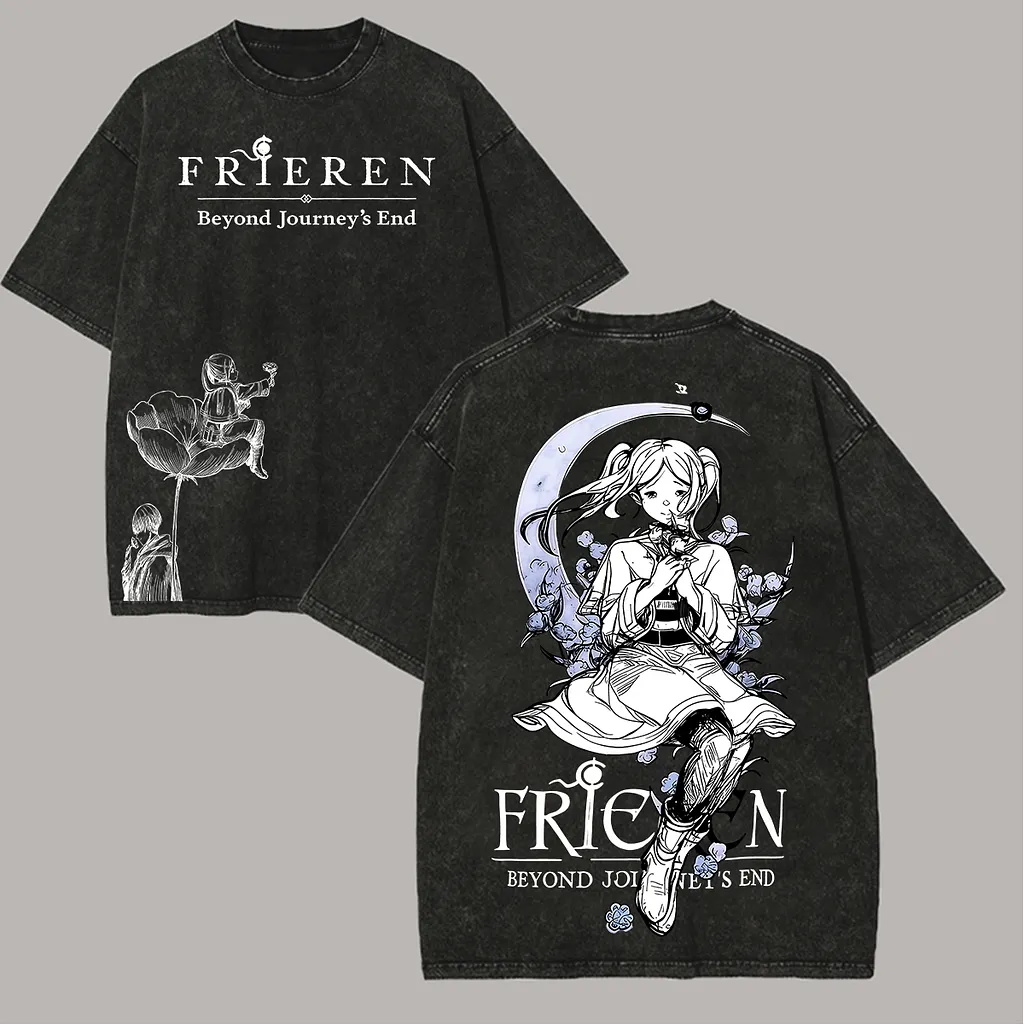Jujutsu Kaisen Satoru Gojo Printed Unisex Washed T-Shirt