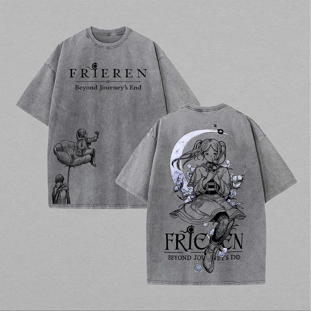 Jujutsu Kaisen Satoru Gojo Printed Unisex Washed T-Shirt