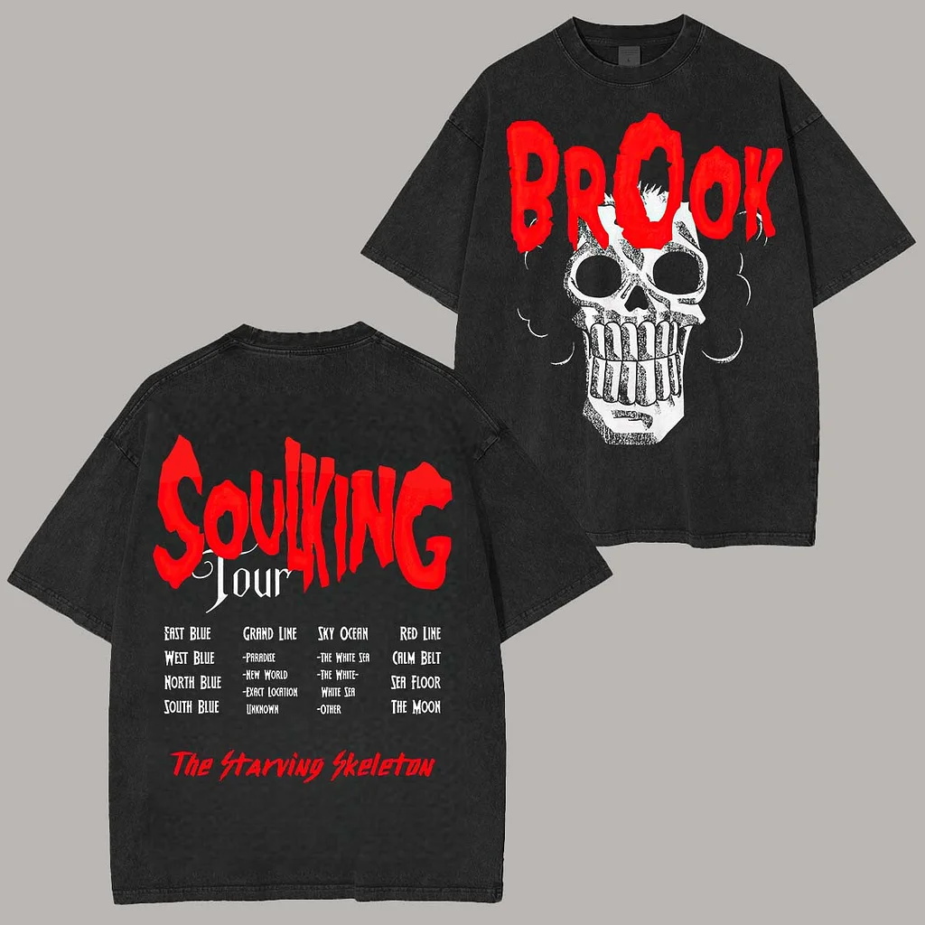 Jujutsu Kaisen Satoru Gojo Printed Unisex Washed T-Shirt