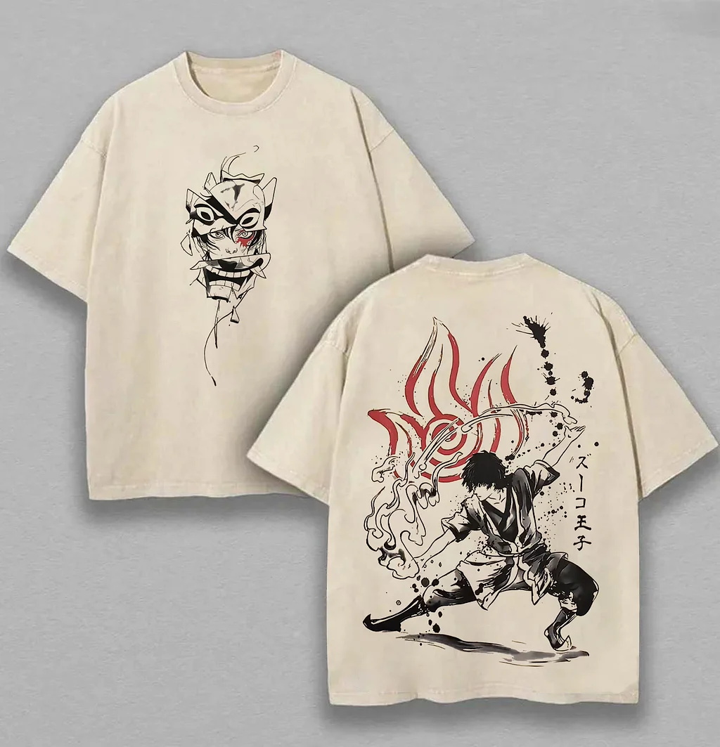 Jujutsu Kaisen Satoru Gojo Printed Unisex Washed T-Shirt