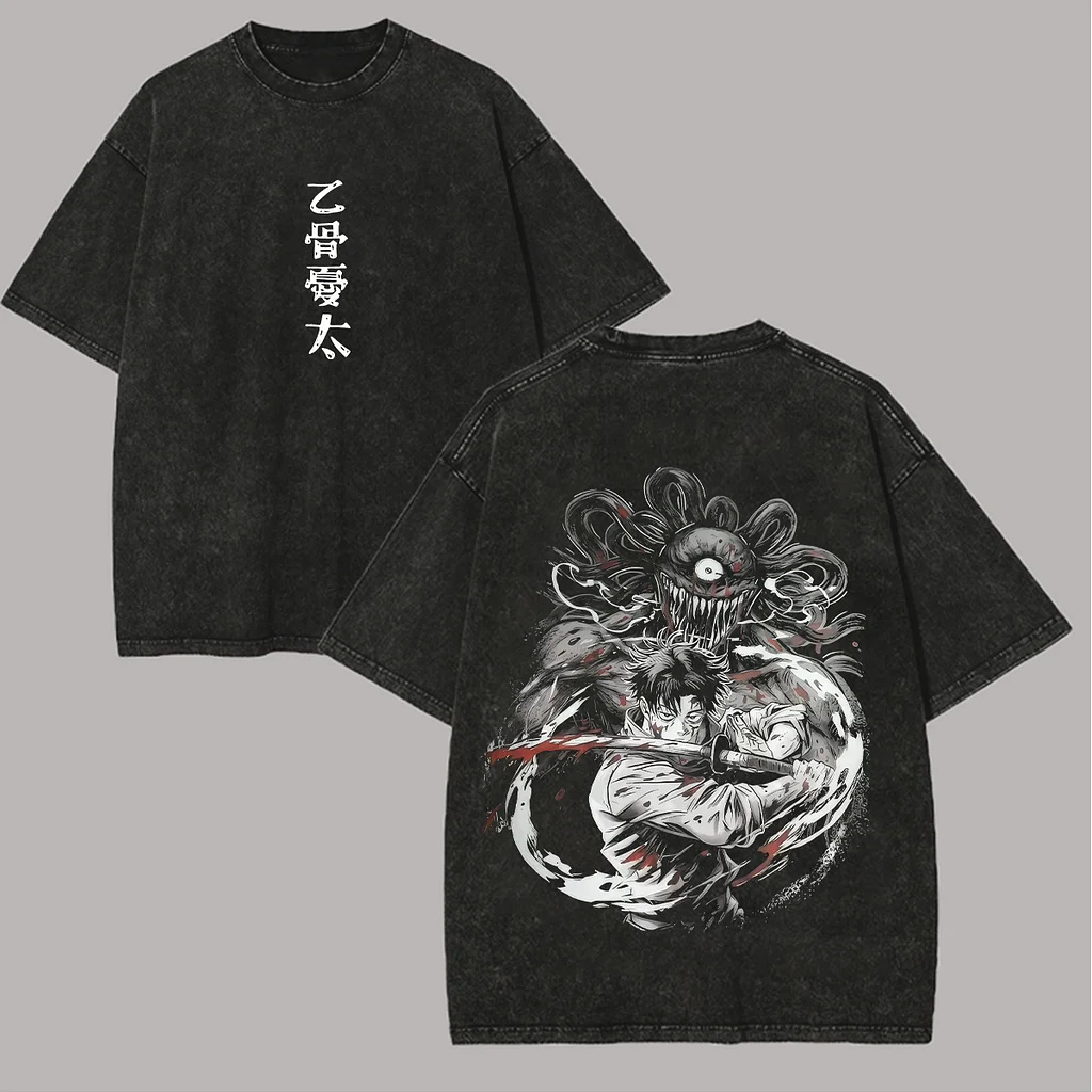 Jujutsu Kaisen Satoru Gojo Printed Unisex Washed T-Shirt
