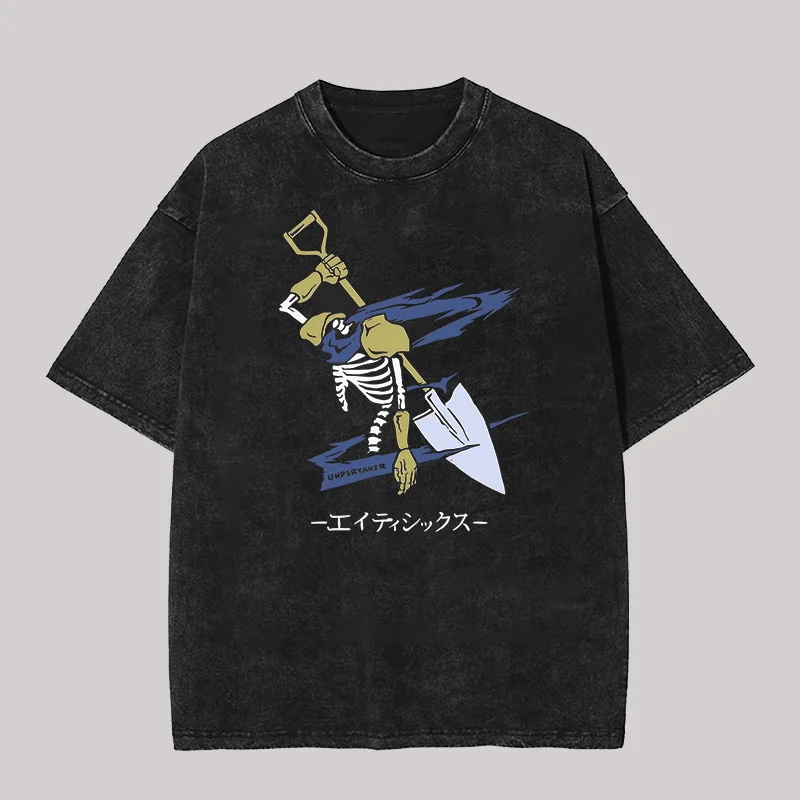 Jujutsu Kaisen Satoru Gojo Printed Unisex Washed T-Shirt