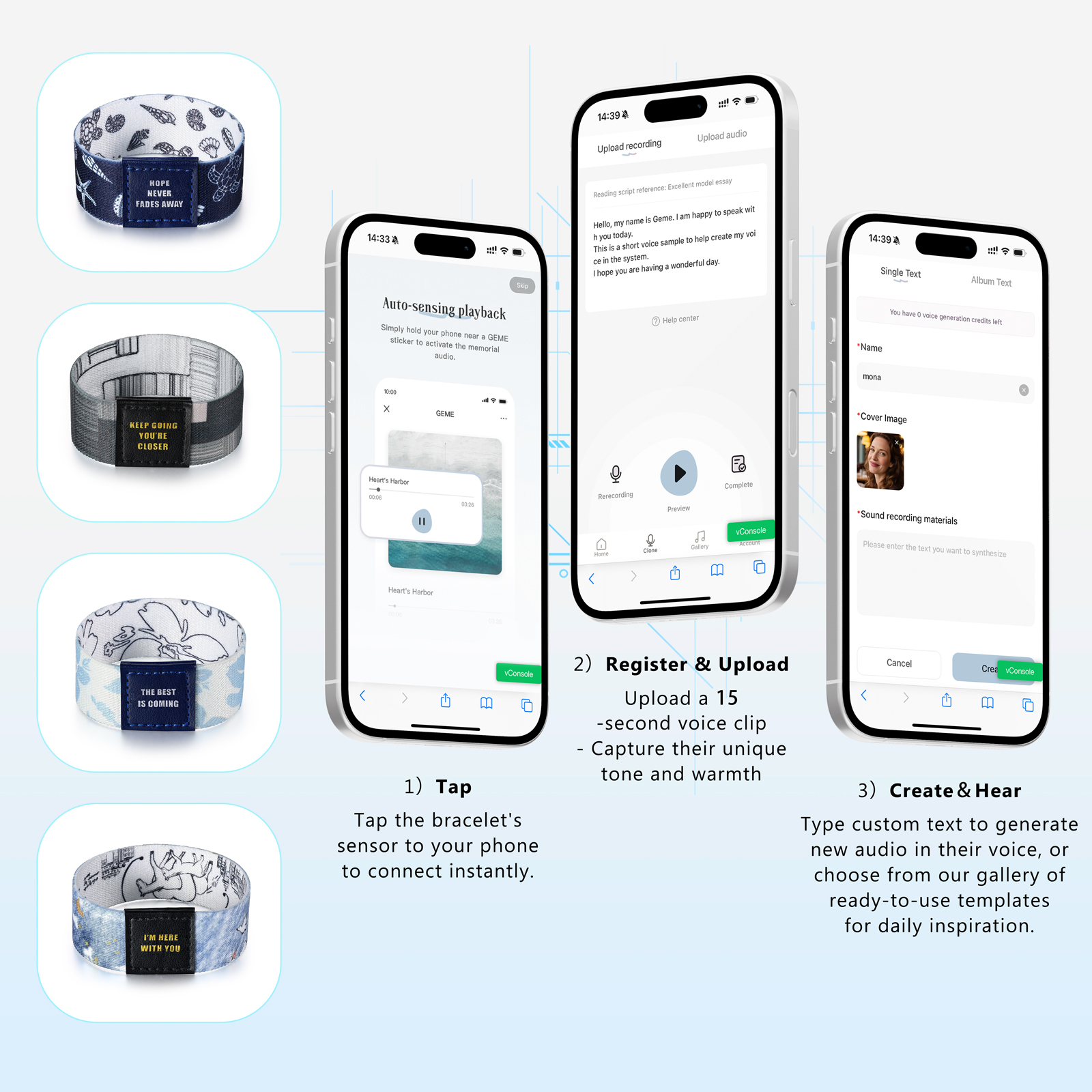 [Copy]GEME AI BRACELET【The Art of Light and Shadow】