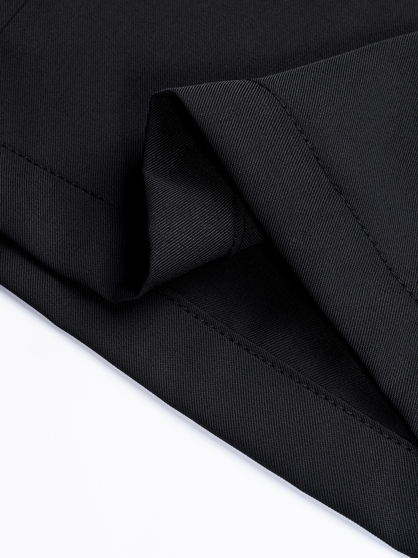 hot girl style high-waisted wide-legged pants. Lace-waisted work suit pants. Thin-looking charcoal-black pants.-Aetheryn