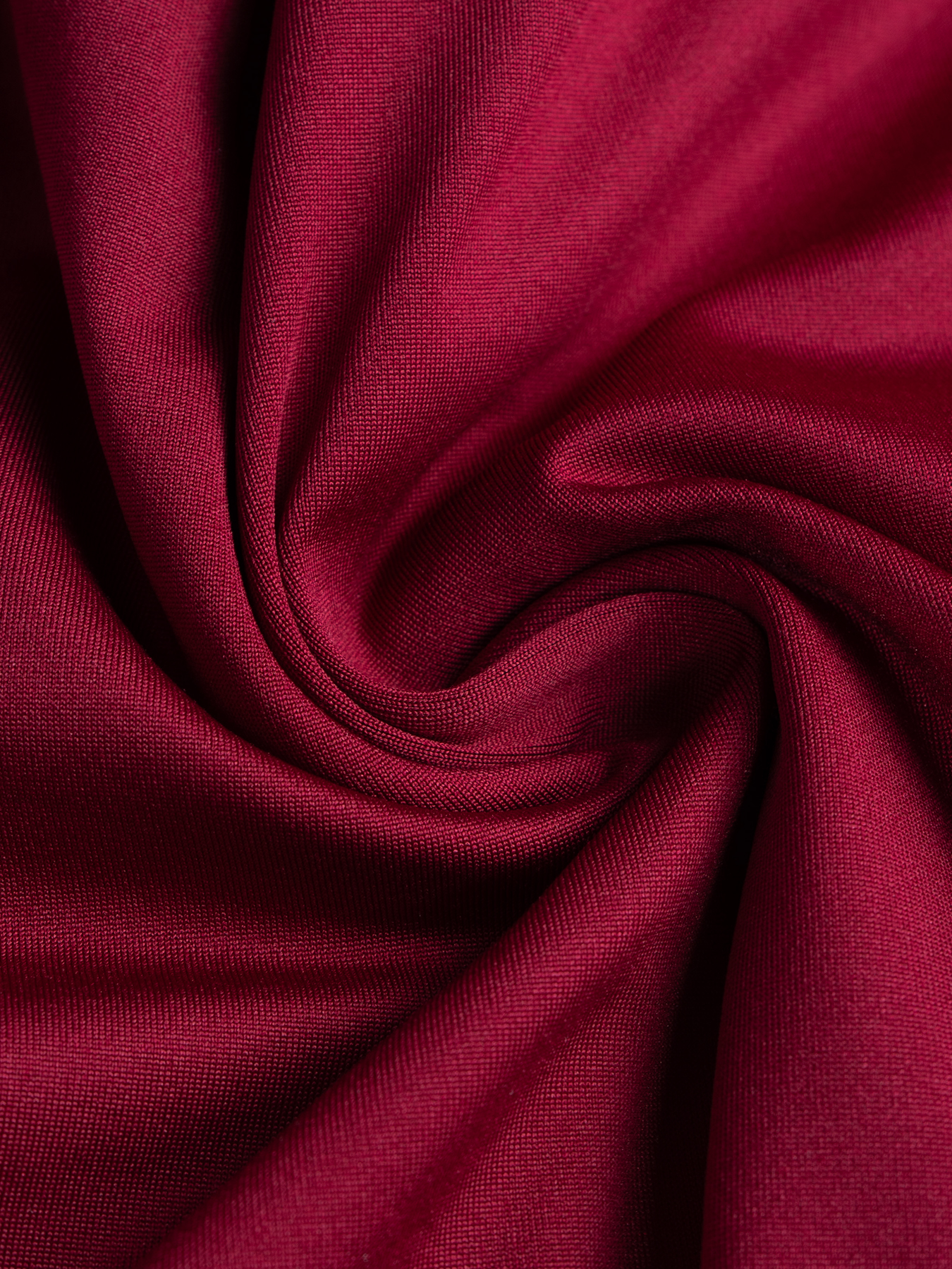 Woman's Burgundy Sleeveless Twist Cutout Waist Bodycon Midi Dress