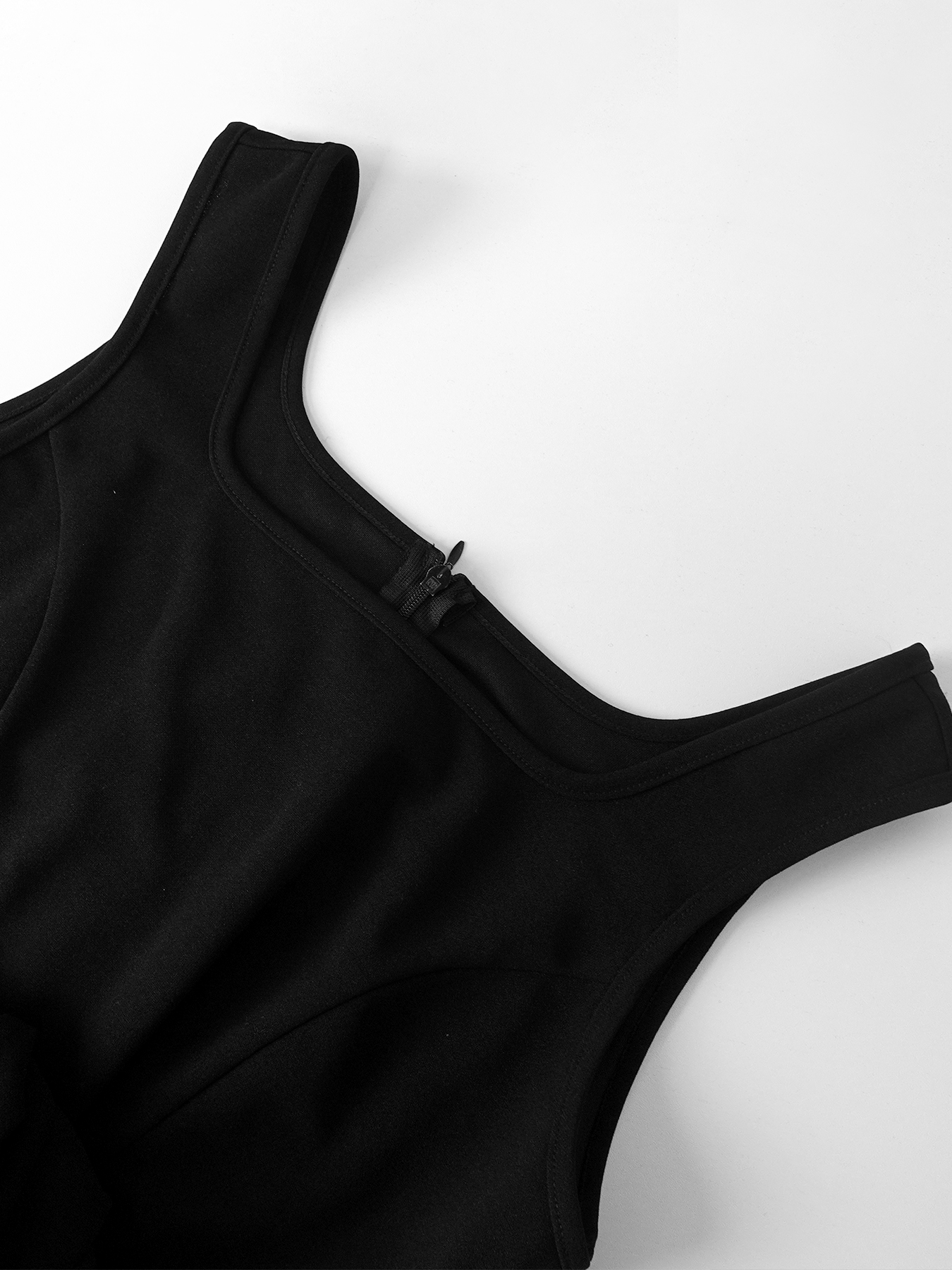 Women's Black Wide-Leg Jumpsuit with Bow Tie Waist