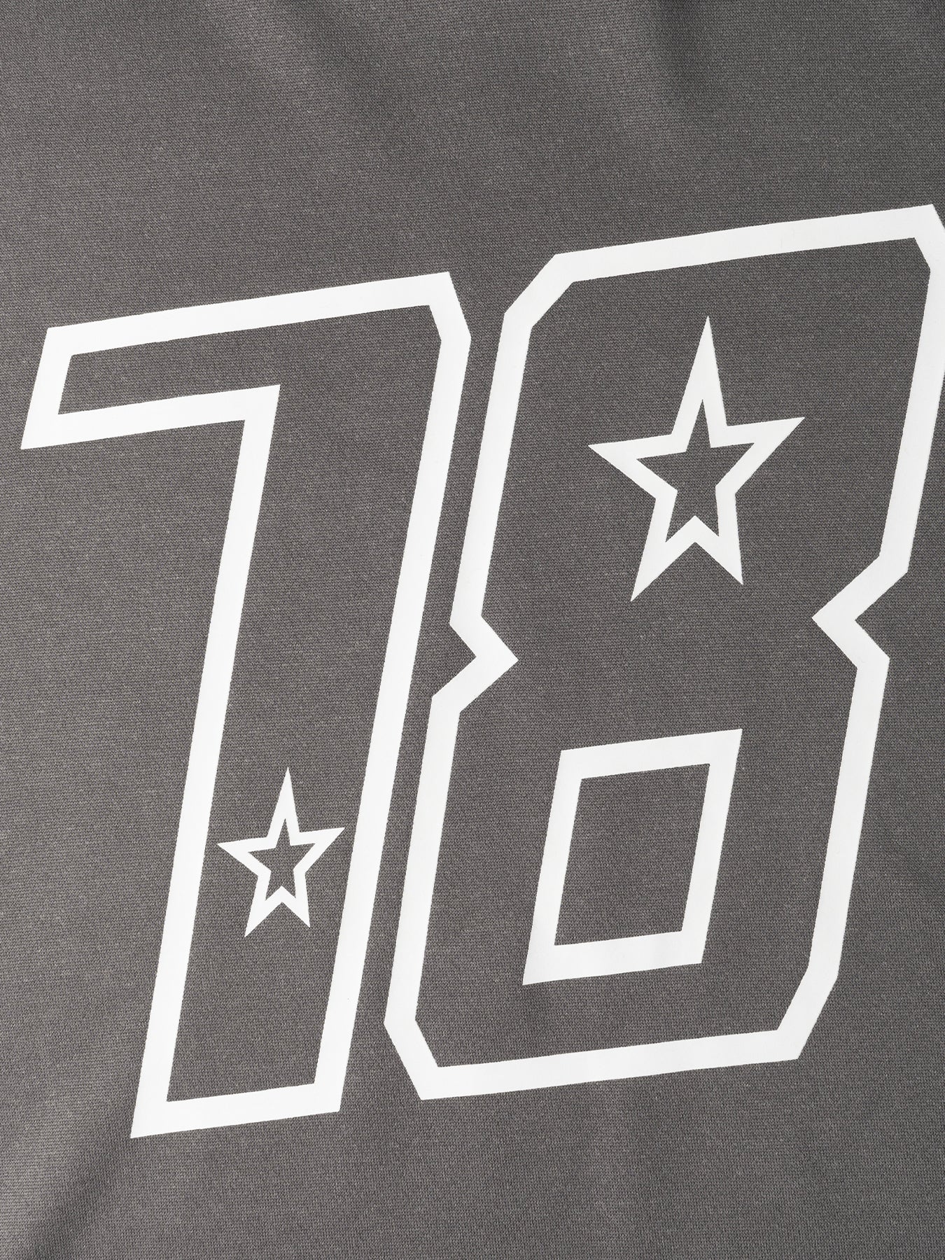 Y2K Distressed Graphic Tee - Grey Oversized Streetwear Top w/ Digital Letter Print-Aetheryn