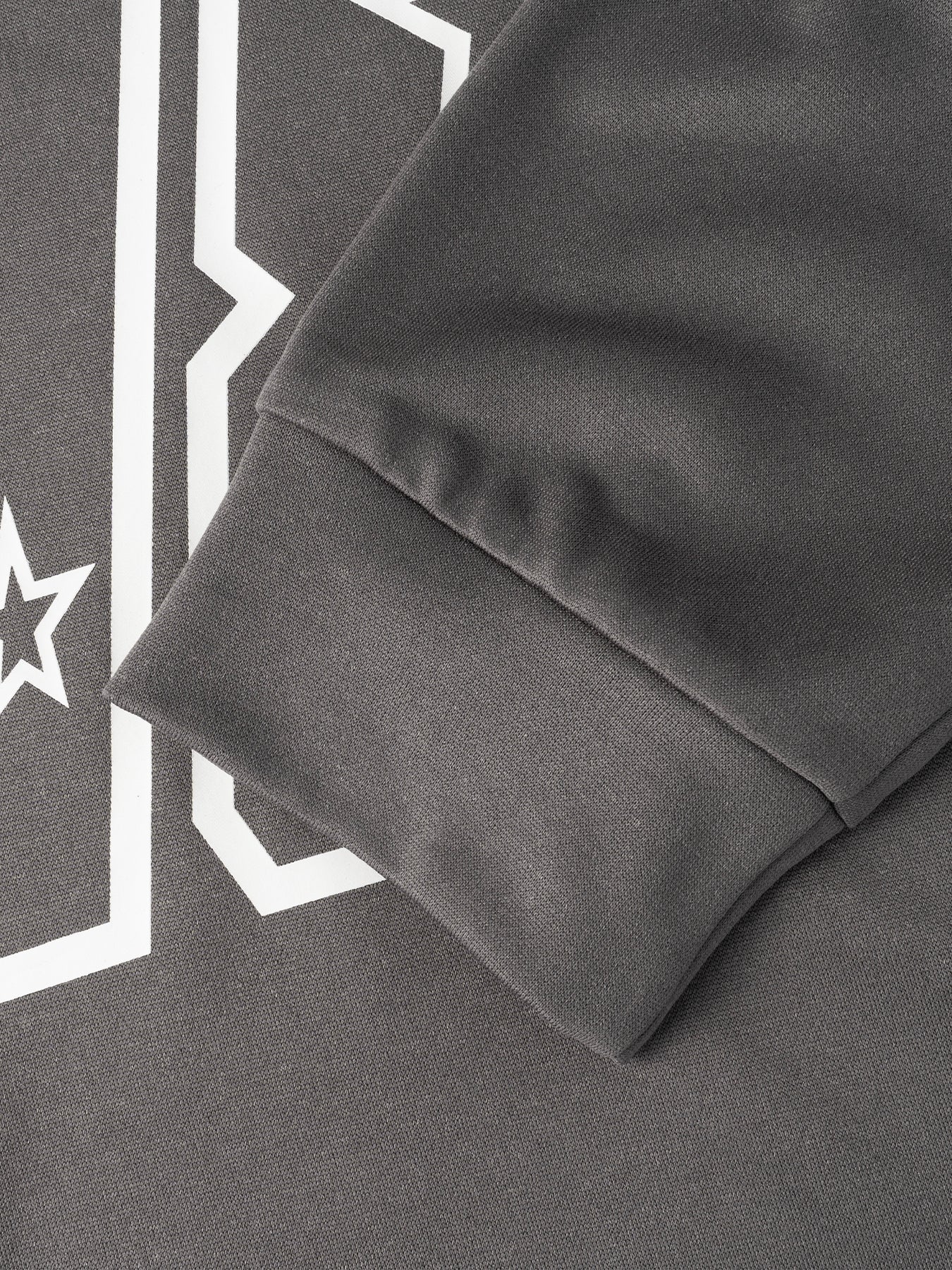 Y2K Distressed Graphic Tee - Grey Oversized Streetwear Top w/ Digital Letter Print-Aetheryn