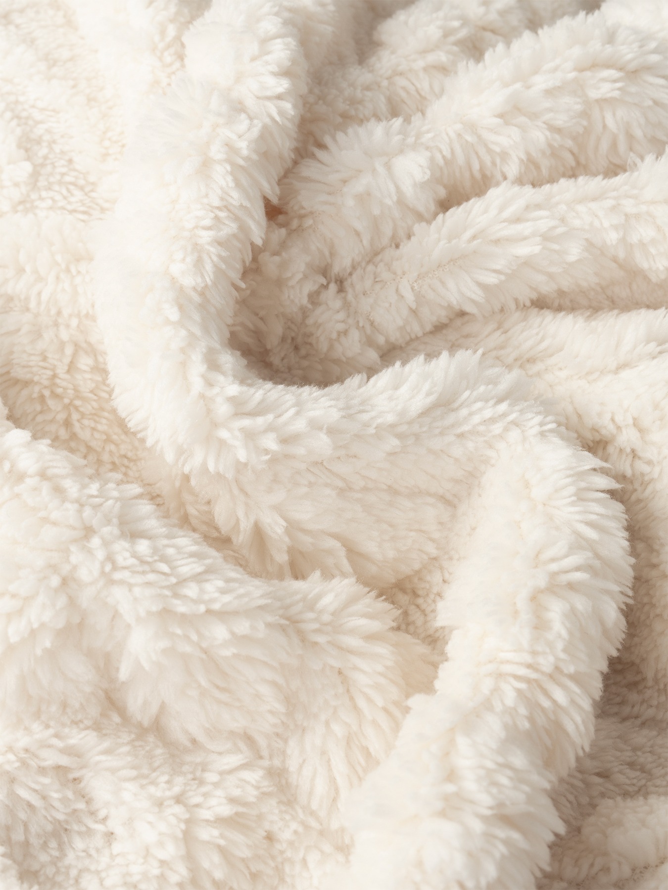 Beige-white suit with fur collar Female double-breasted waist-length coat