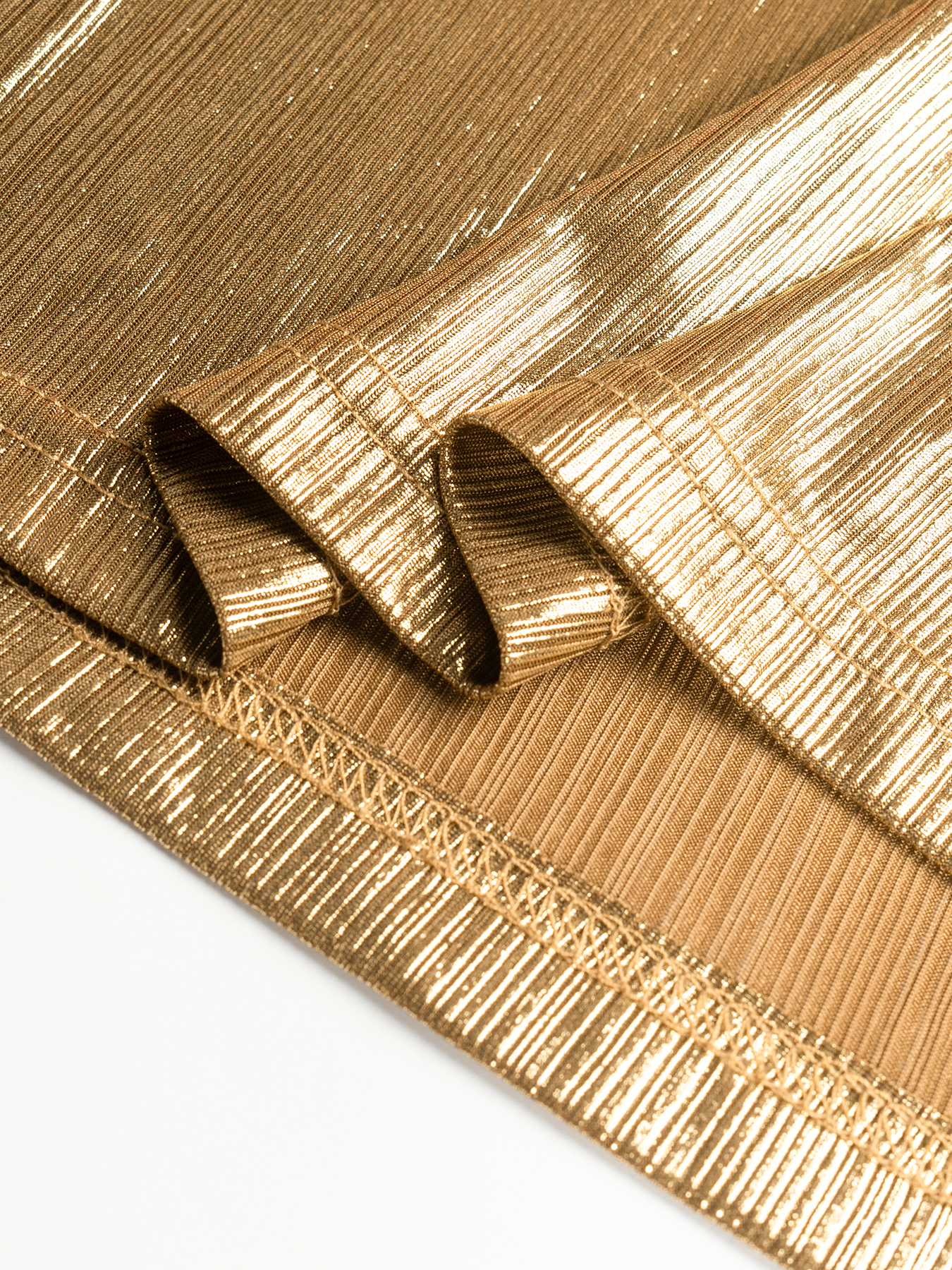 Metallic High Neck Halter Sleeveless Mini Dress