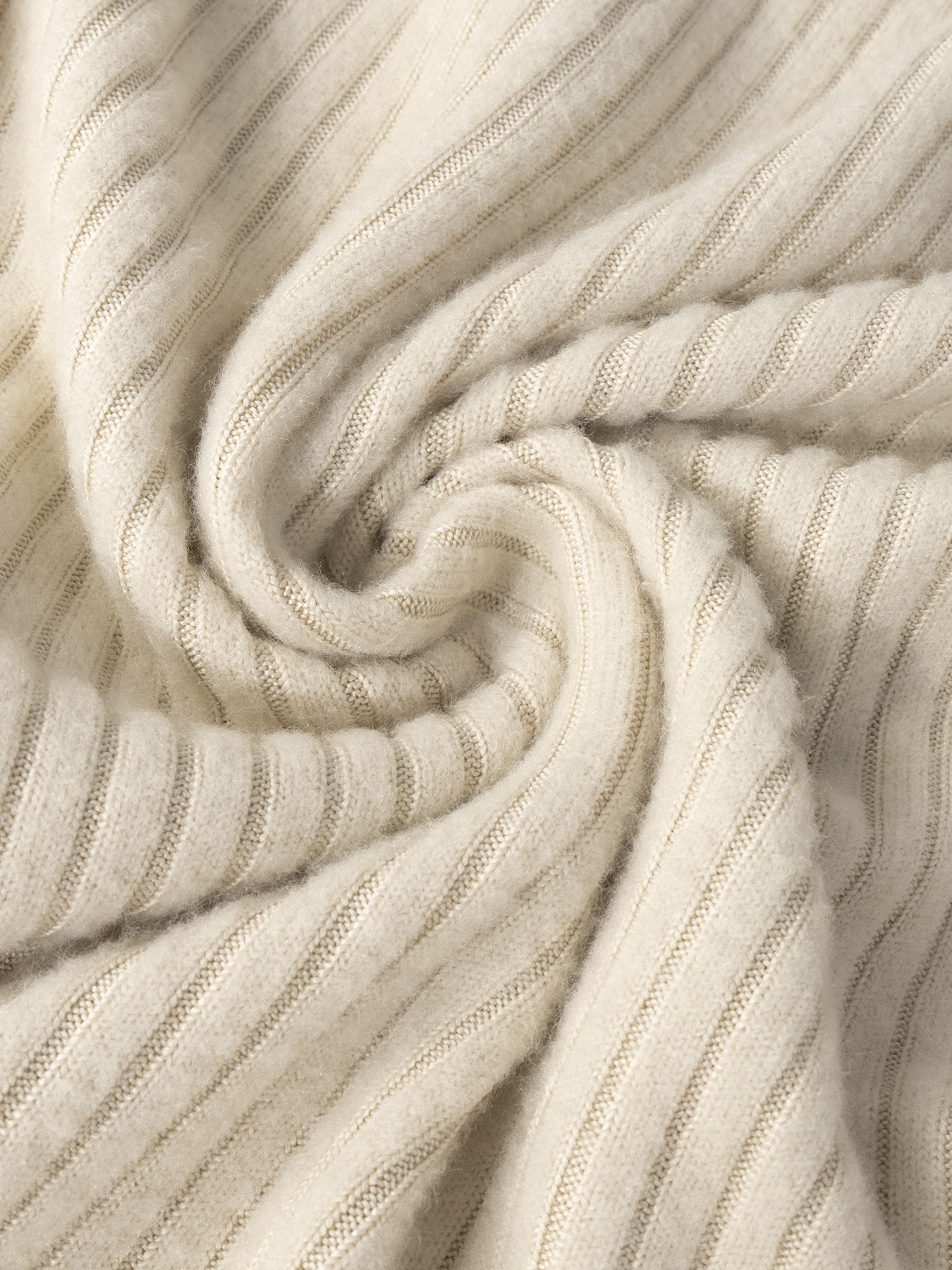 Y2K Cream Ribbed Cowl Neck Side Tie Asymmetrical Hem Top