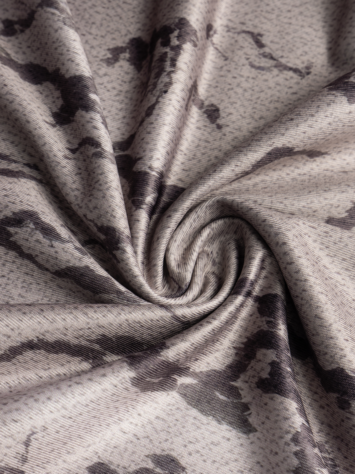 Woman's Beige Snake Print Square Neck Asymmetric Midi Dress