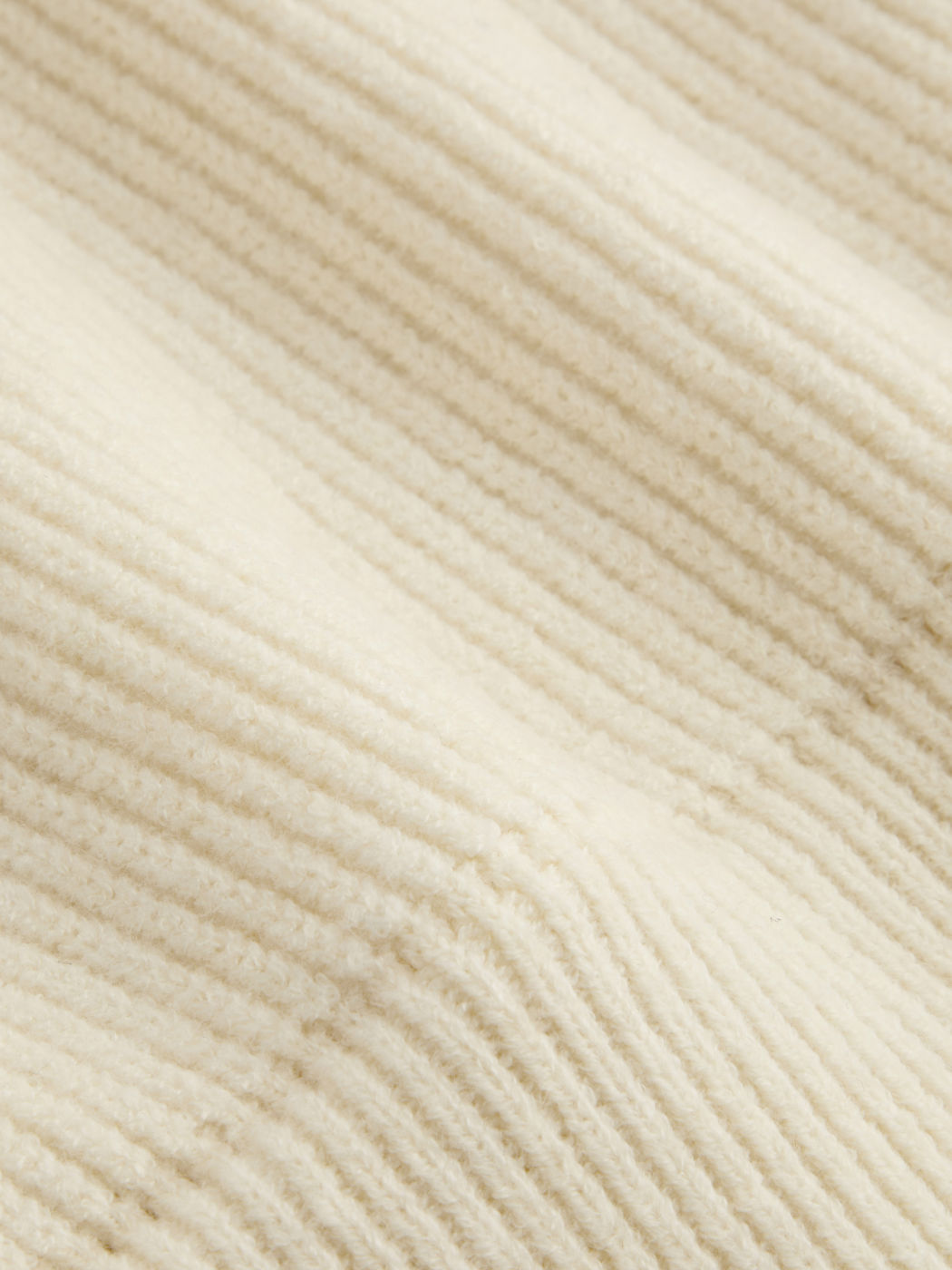 Women's Cream Cross V-Neck Sweater with Lace Trim, Ribbed Knit & Fitted Waist