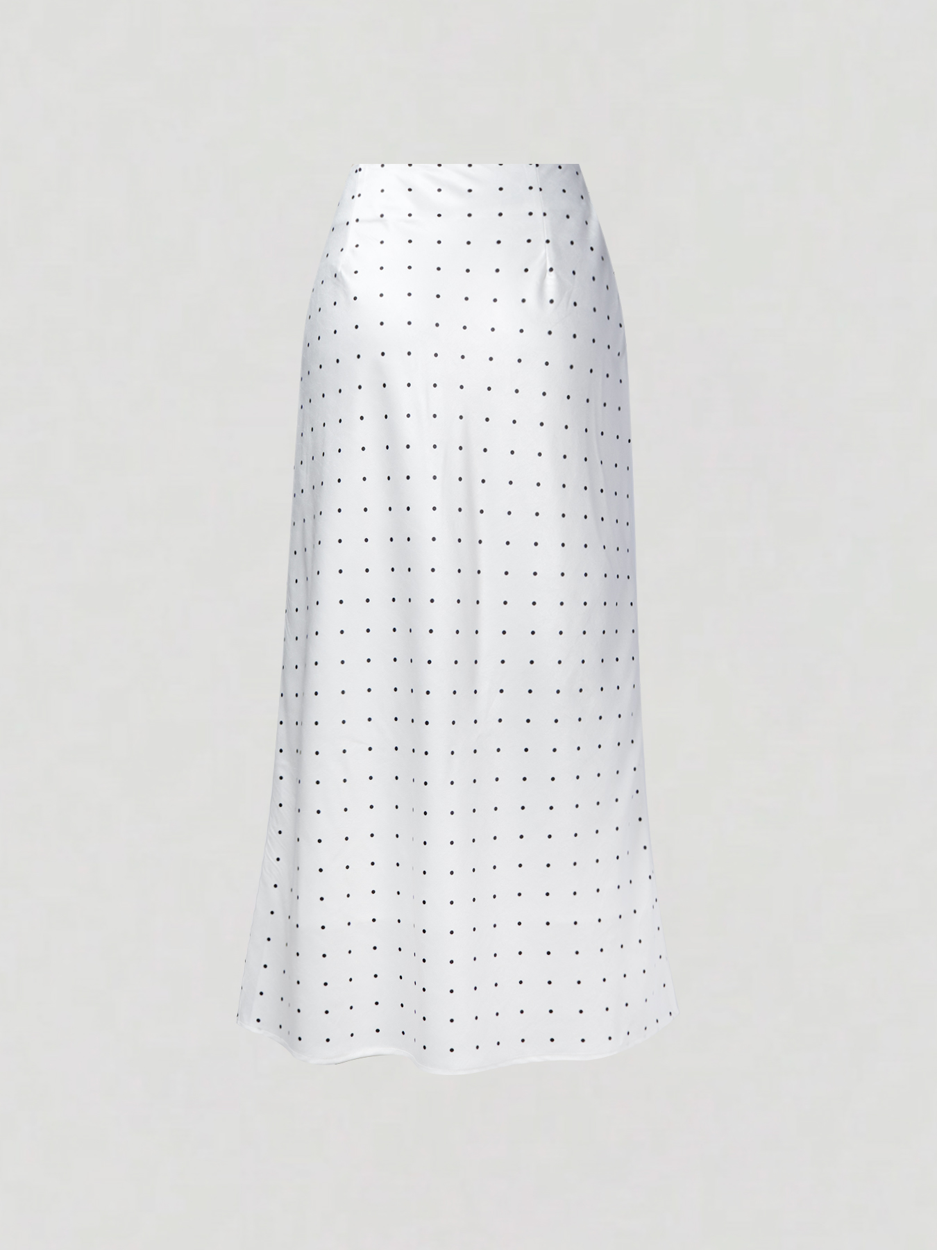 2026 Spring/Summer New Arrival: Elegant Commuter-Style Midi Skirt with Lace Trim and Color-Blocking Satin Lace-Aetheryn