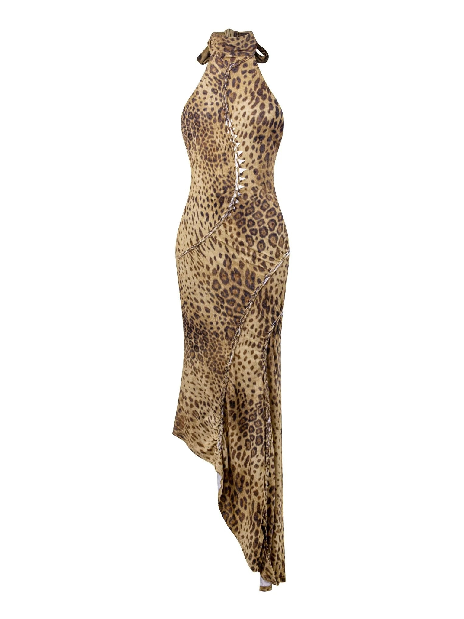 Glamorous Animal Halter-Neck Print Maxi Dress