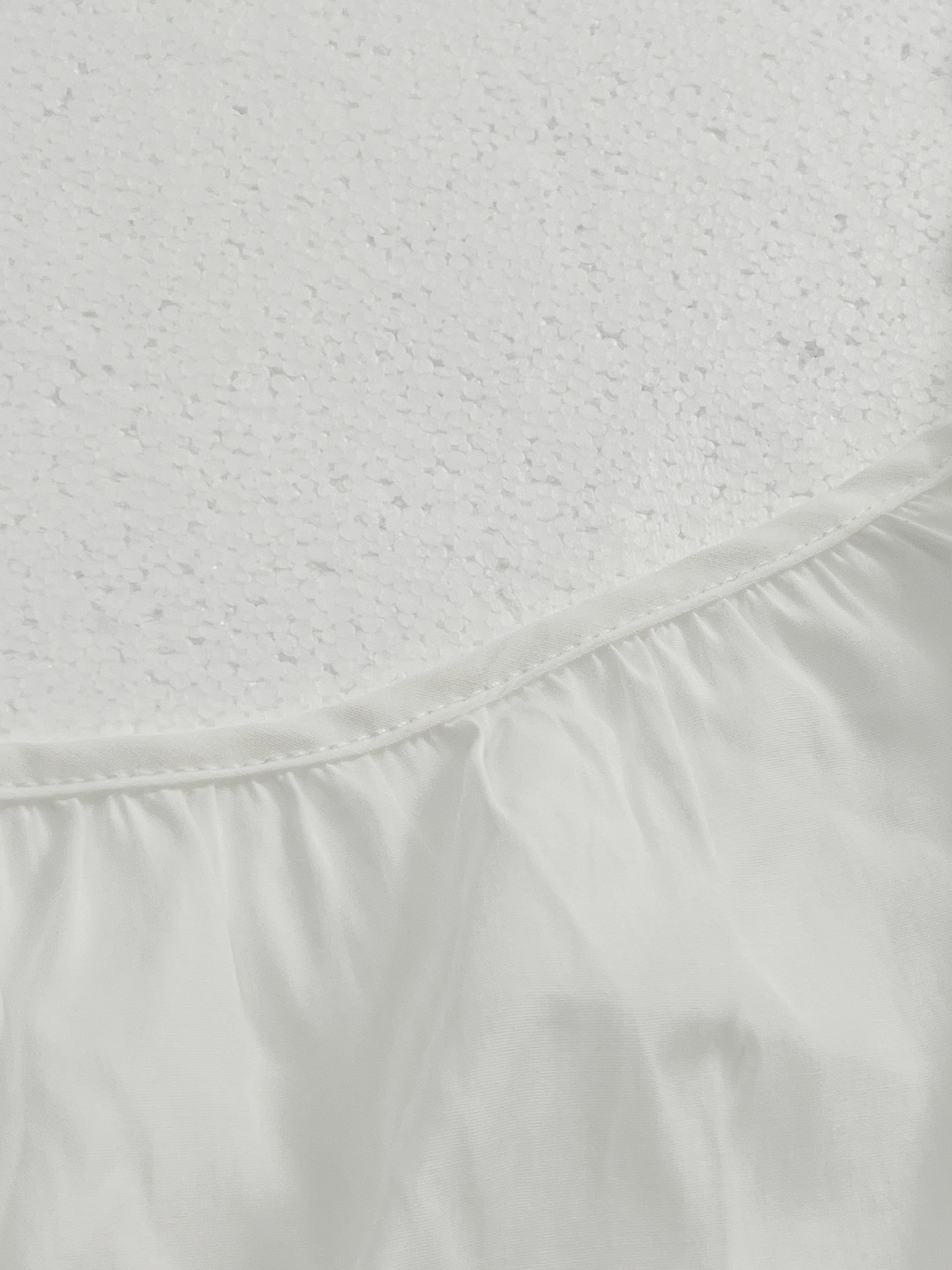 Women's White Spaghetti Strap Ruffle Hem Nightdress