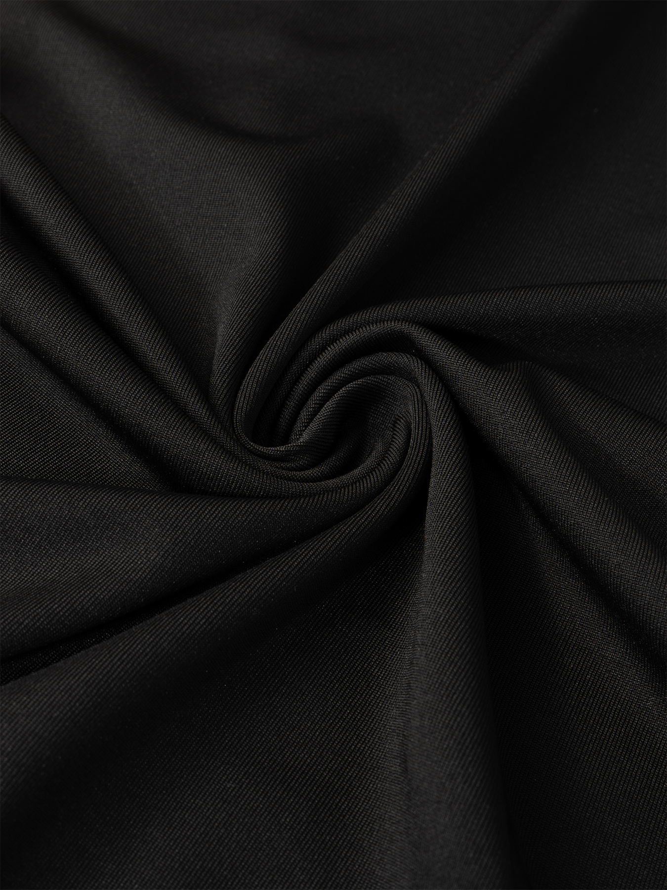 Women's Black Turtleneck Top with Leopard Print Panel and Button Detail