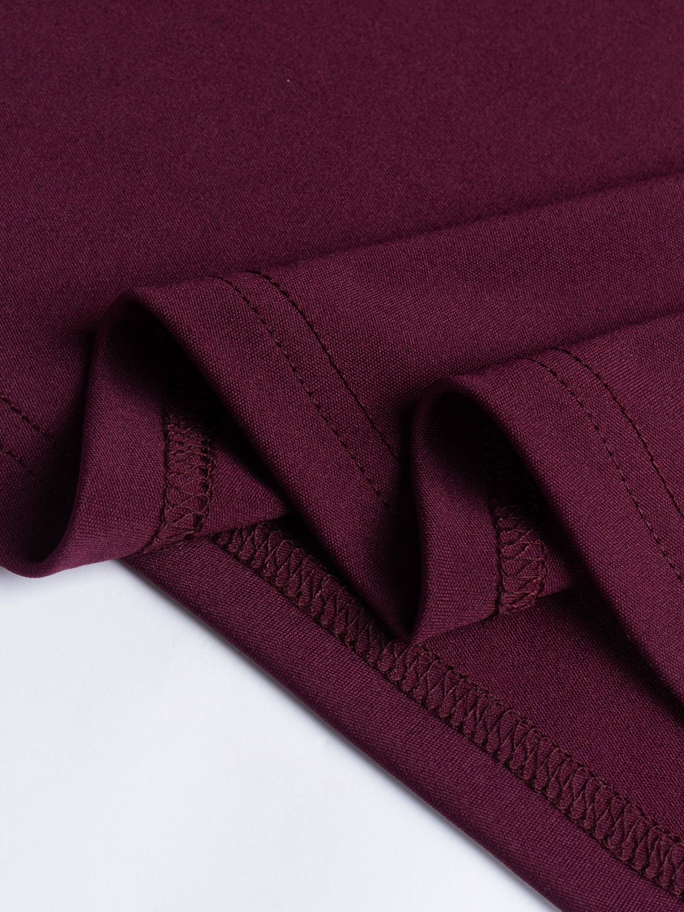 Woman's Burgundy Halter Neck Sleeveless Bodycon Maxi Dress