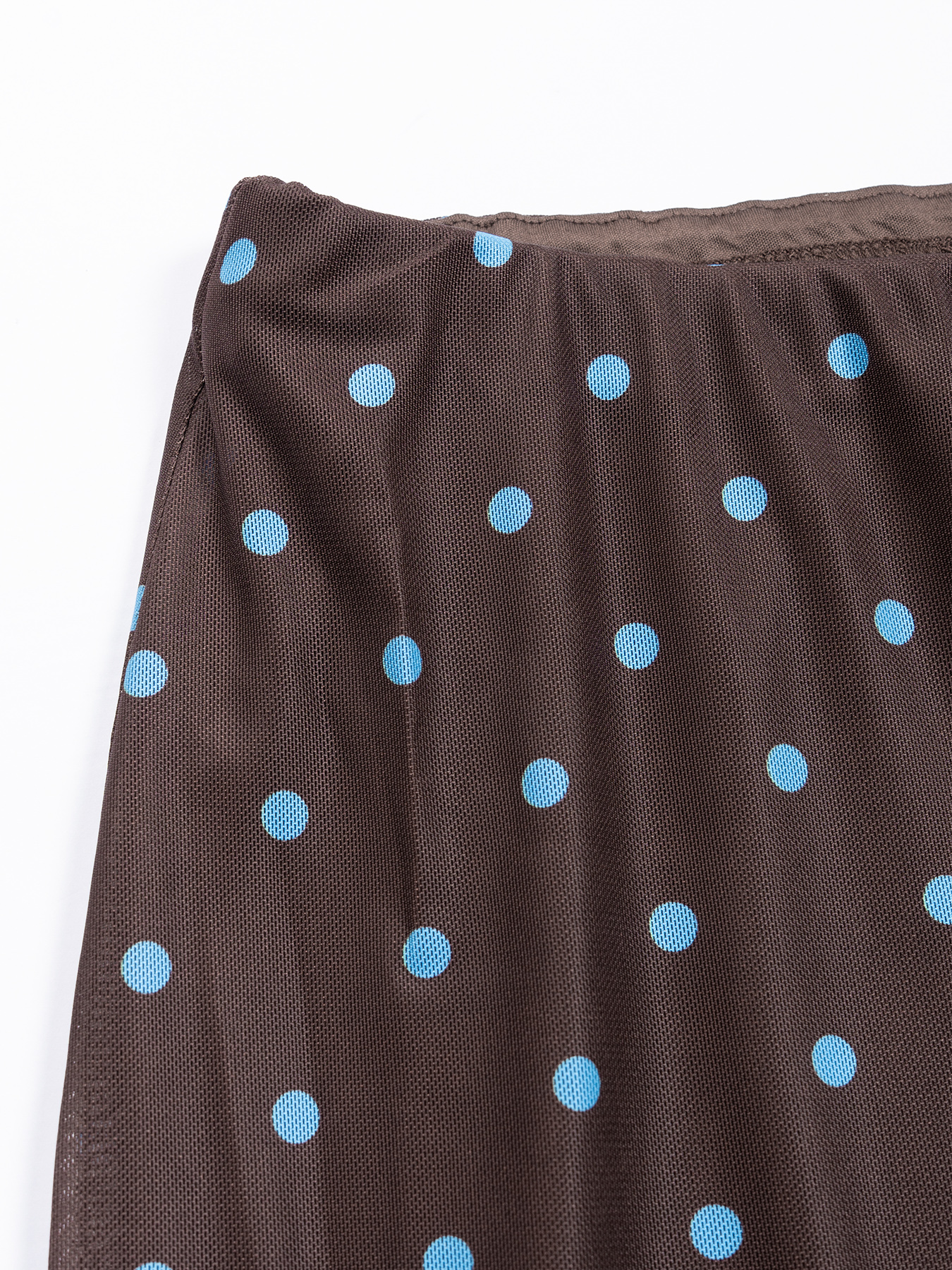 2026 Spring/Summer New Style Retro Polka Dot Lightweight Sheer Long Skirt