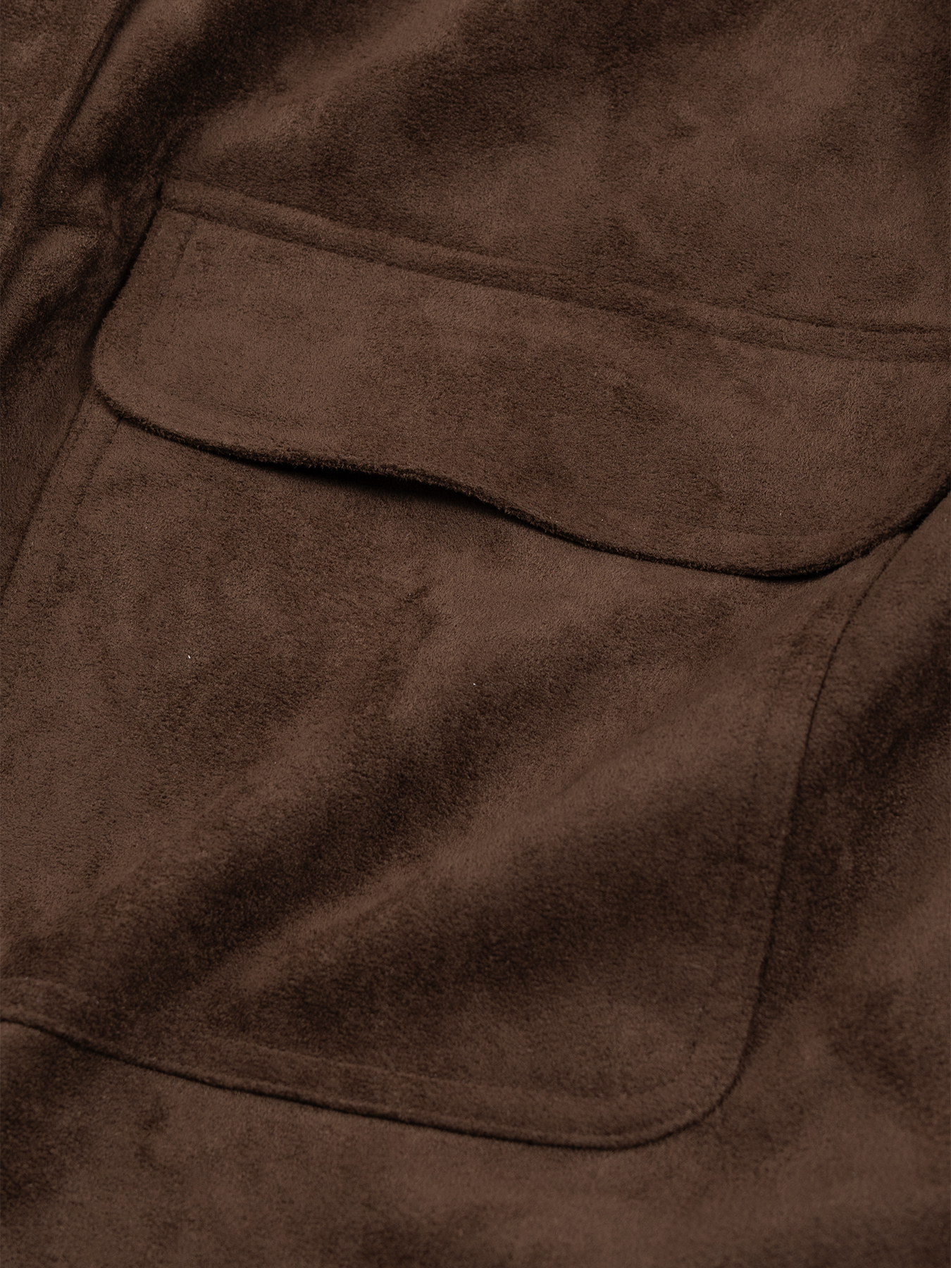 2026 Spring/Summer New Style Retro Lapel Single-breasted Suede Texture Casual Jacket