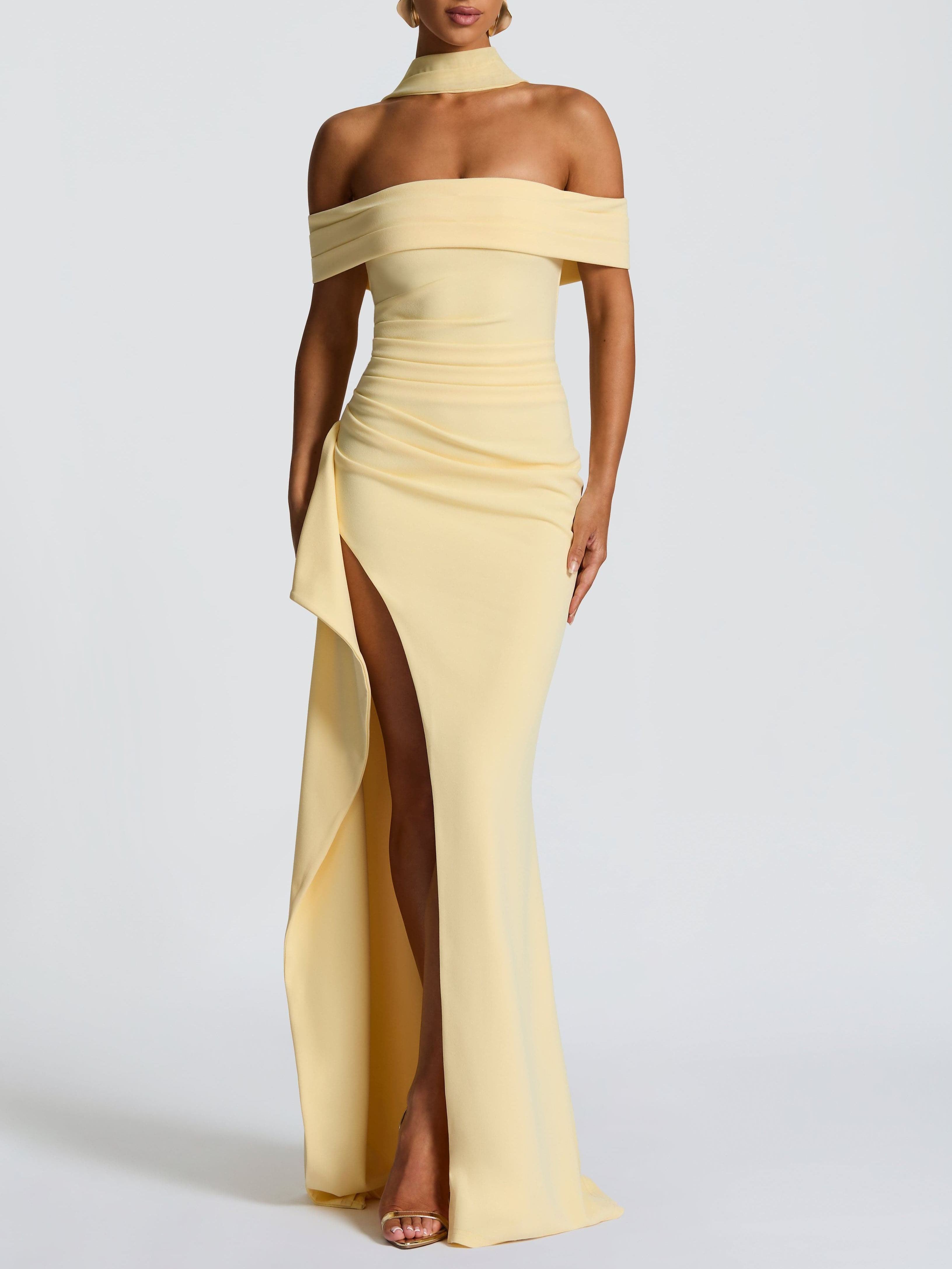 Joyce Maxi Dress - Lemon