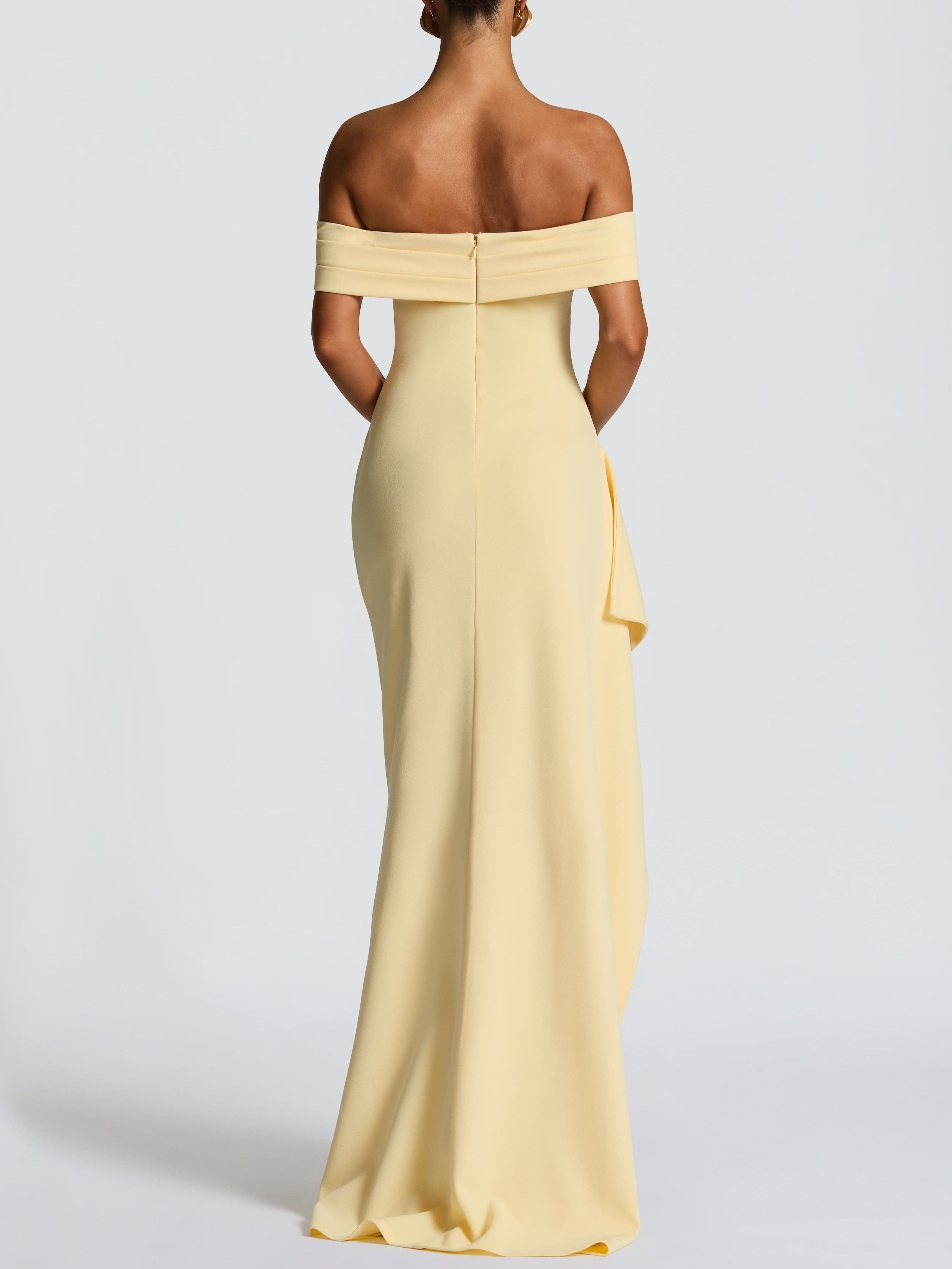 Joyce Maxi Dress - Lemon