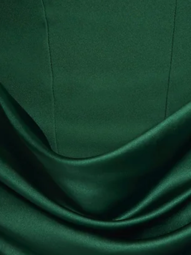 [Copy]Elegant Sculptural Pleated Ruffled Maxi Dress