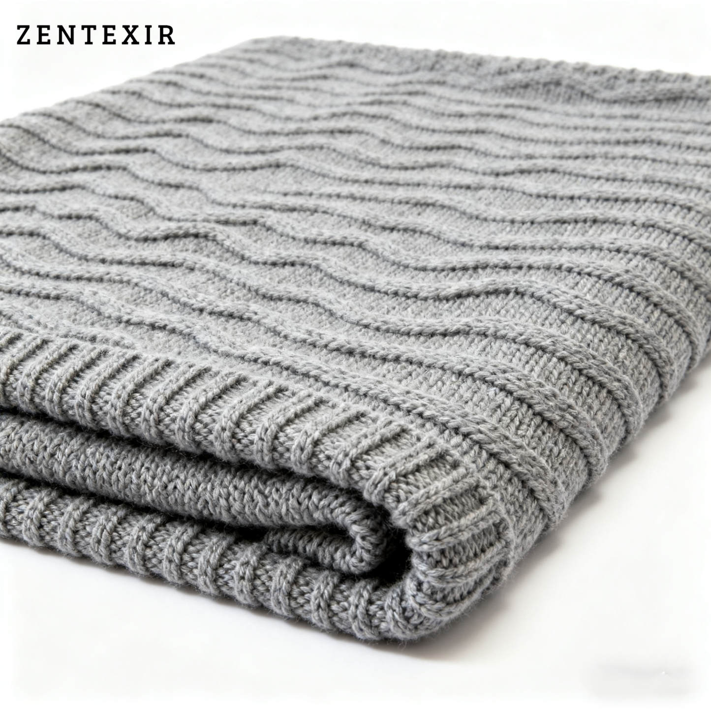 Neue modische Strickdecke mit Quaste