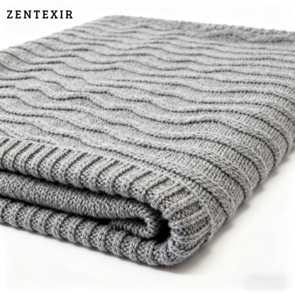 Neue modische Strickdecke mit Quaste