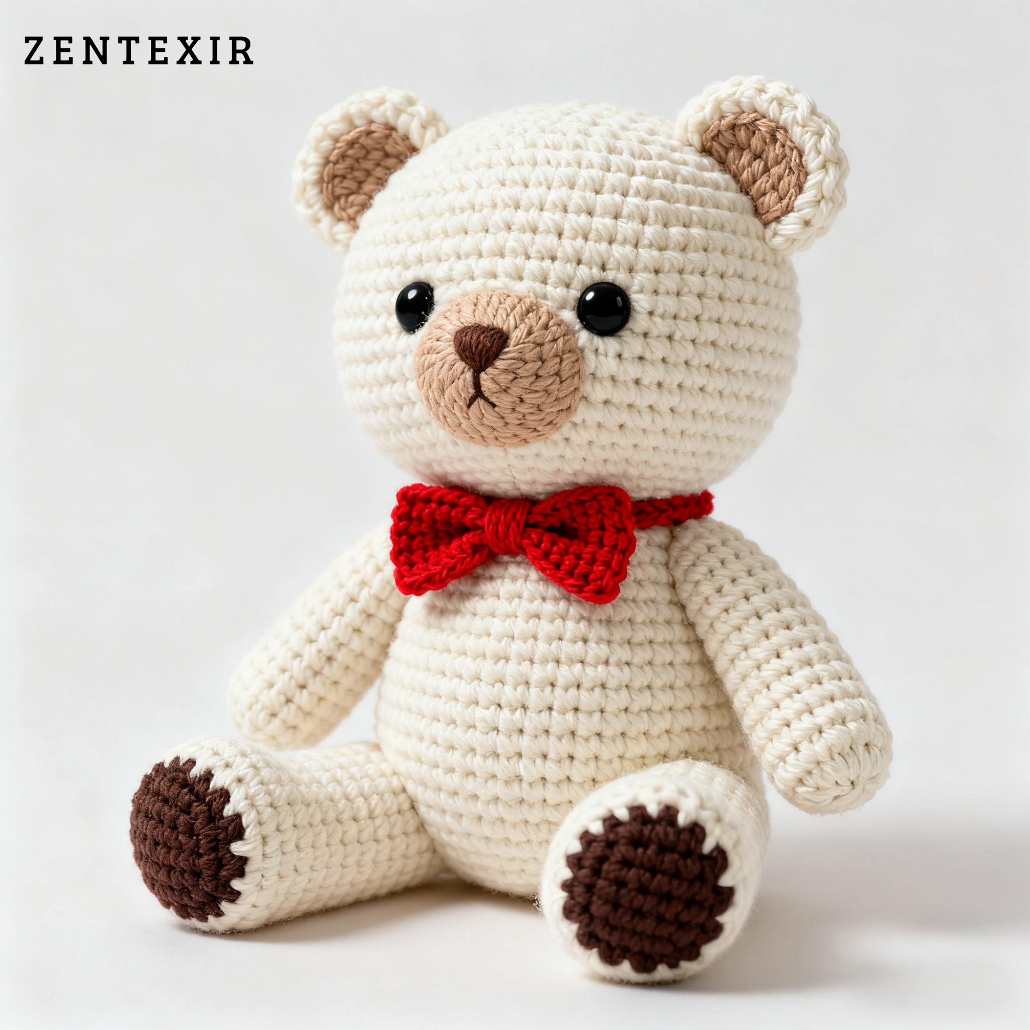 Stricken im Puppenbär-Stil, Garn häkeln