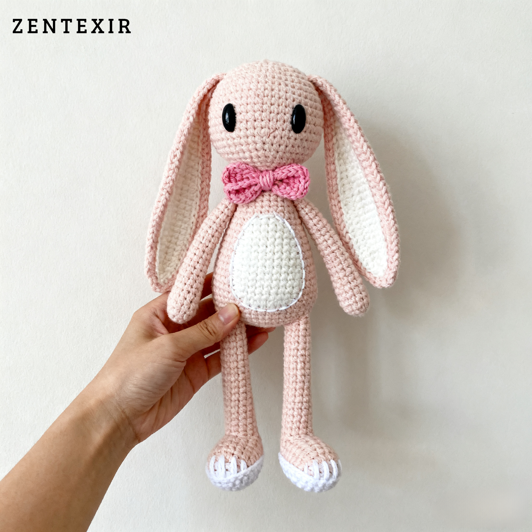 Puppenkaninchen Häkelgarn