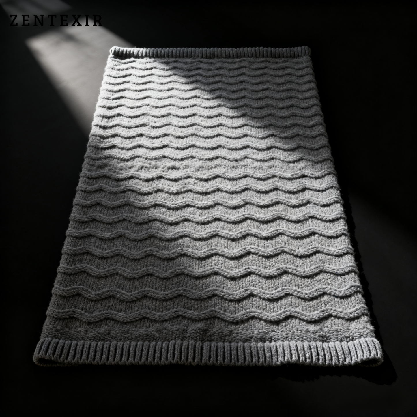 Neue modische Strickdecke mit Quaste