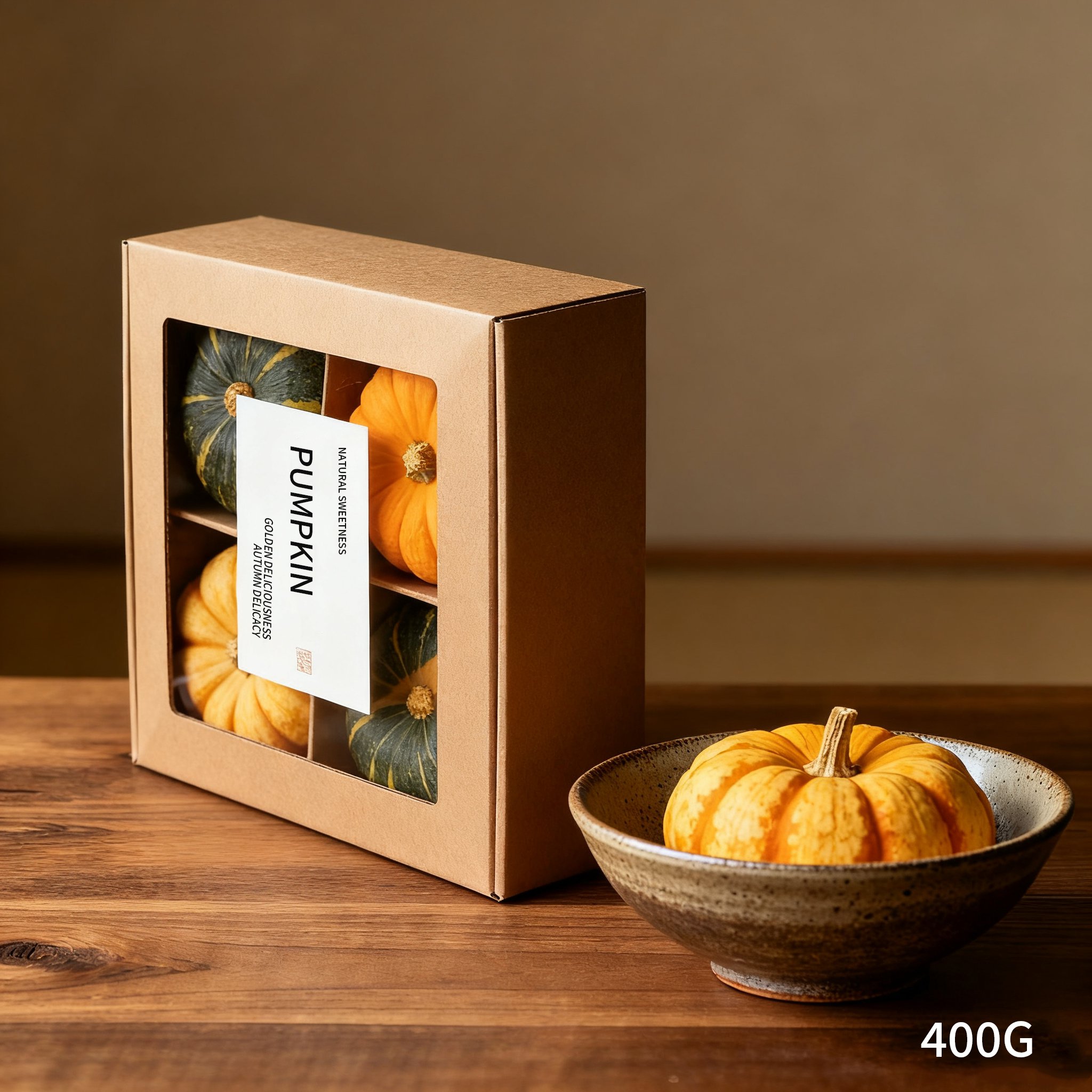 Close-up of Autumn Delicacy Pumpkin texture