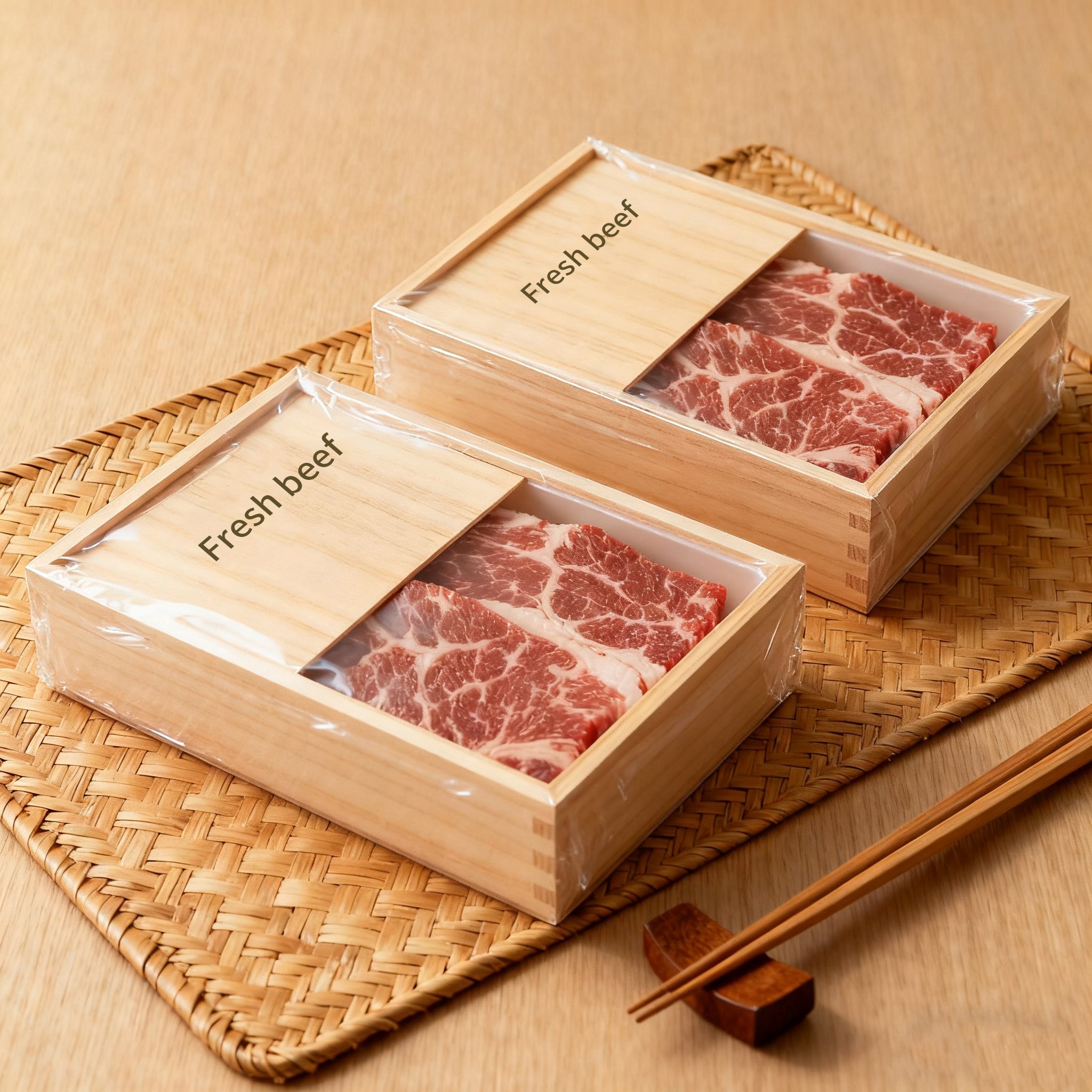 Premium quality beef slices for grilling and hot pot