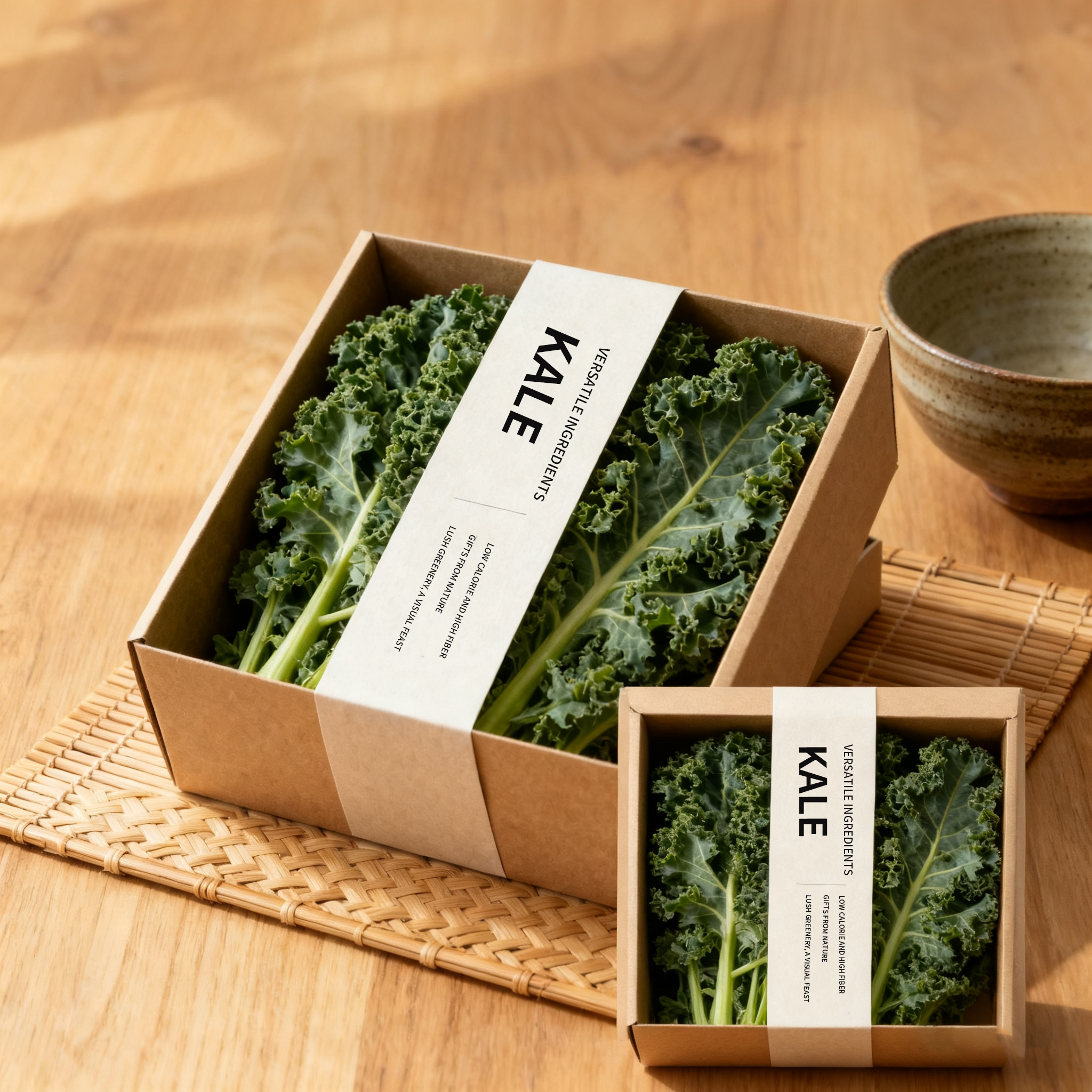 Fresh & Healthy Kale Leaves