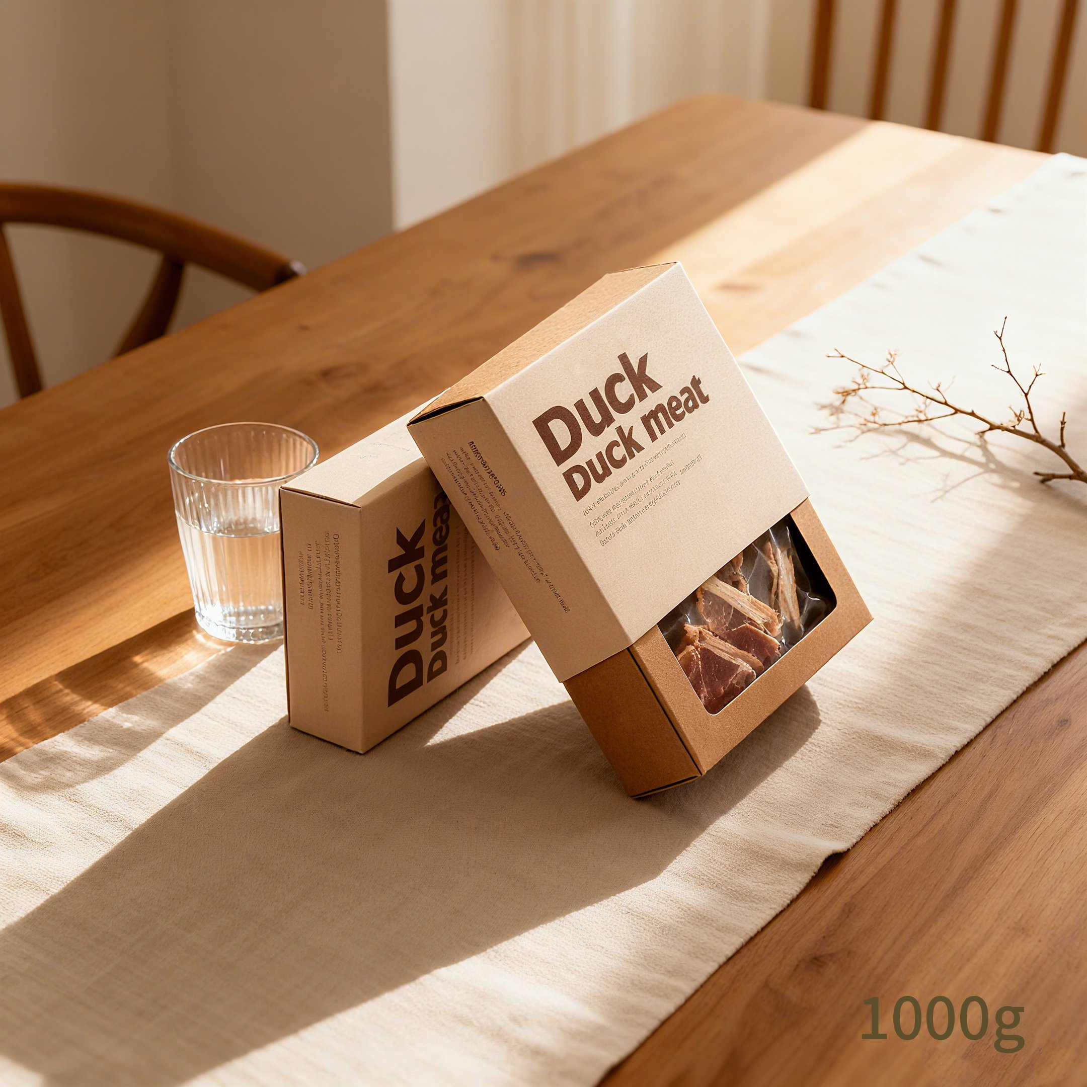 Close-up of high quality fresh duck meat